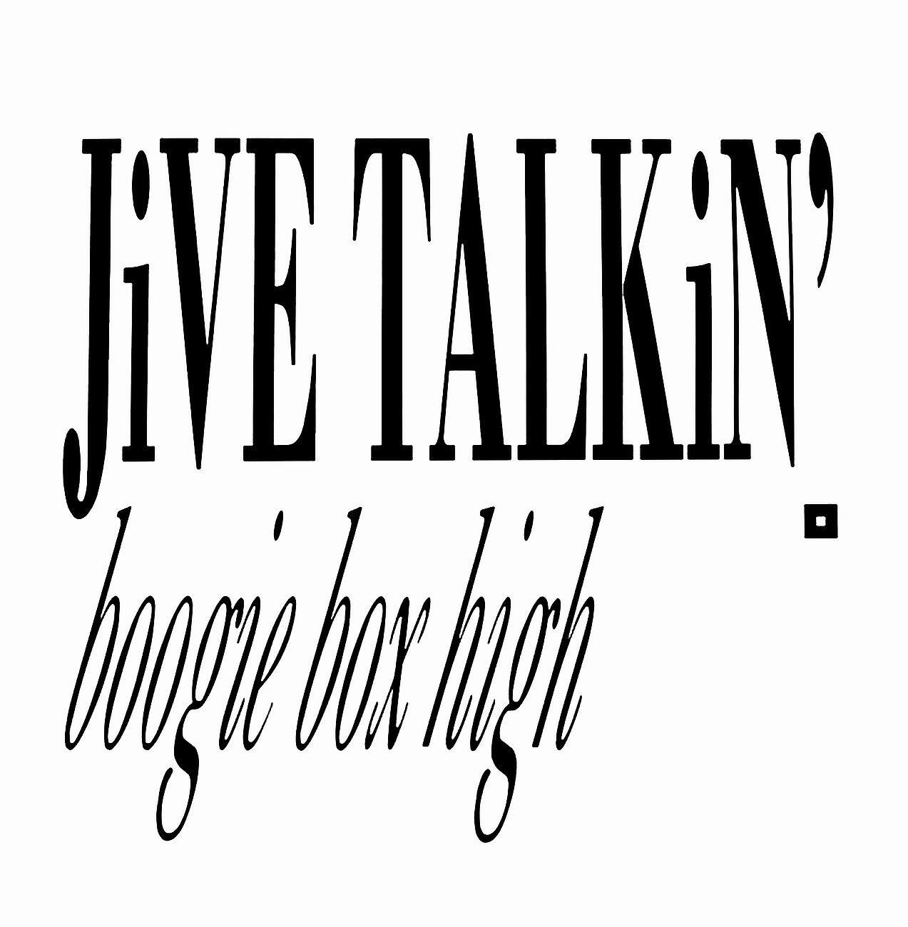 Boogie Box High - Jive Talkin' (Jellybean 7