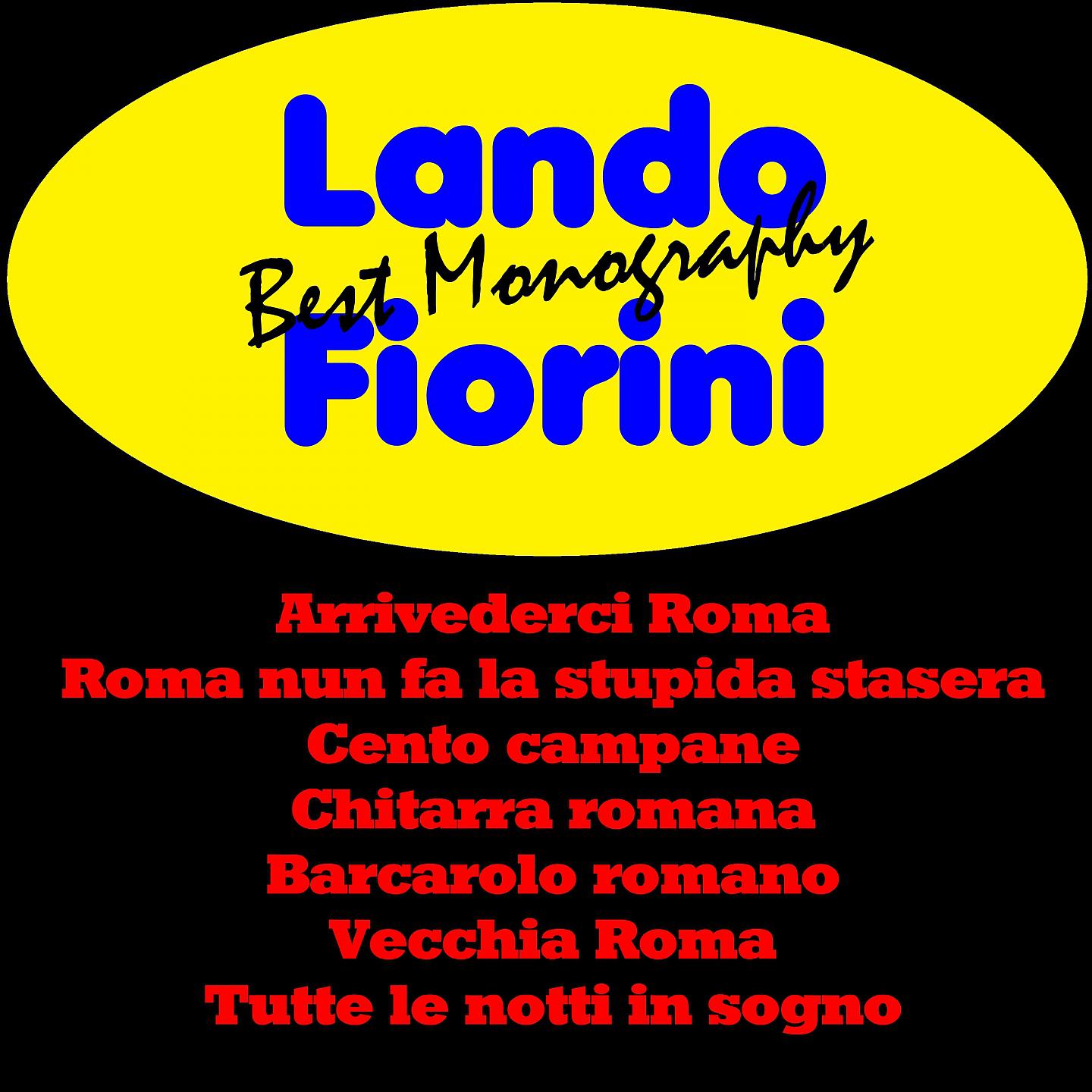 Постер альбома Best monography: lando fiorini