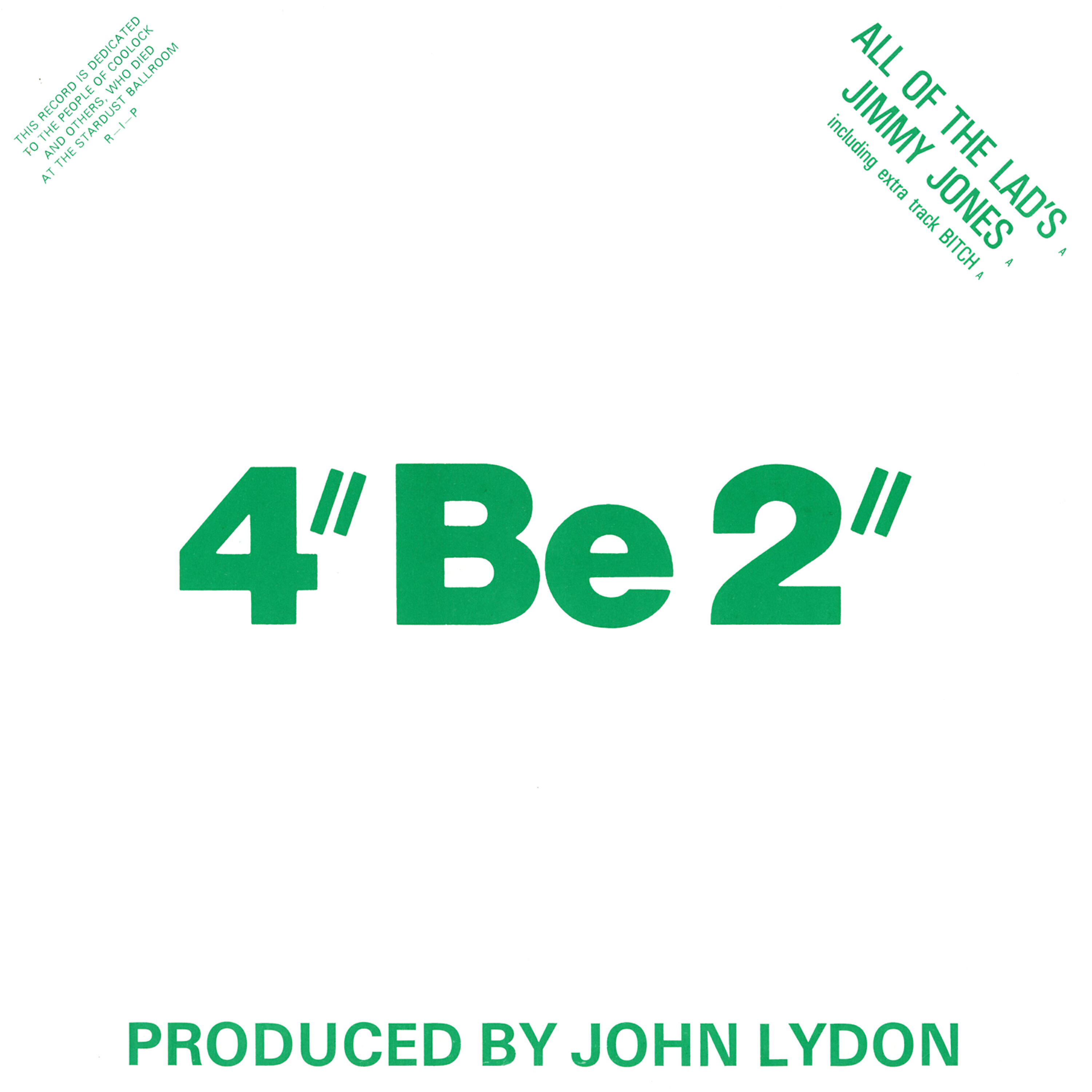 4 Be 2 - Jimmy Jones