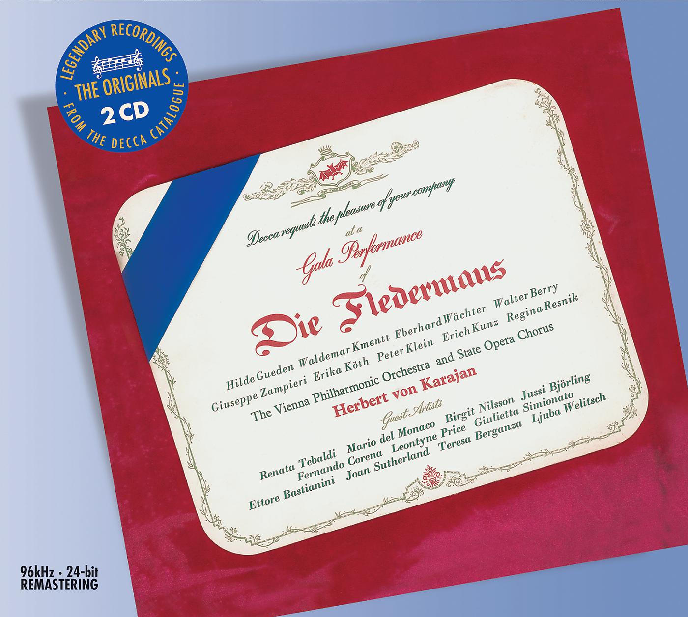 Постер альбома Strauss, J: Die Fledermaus