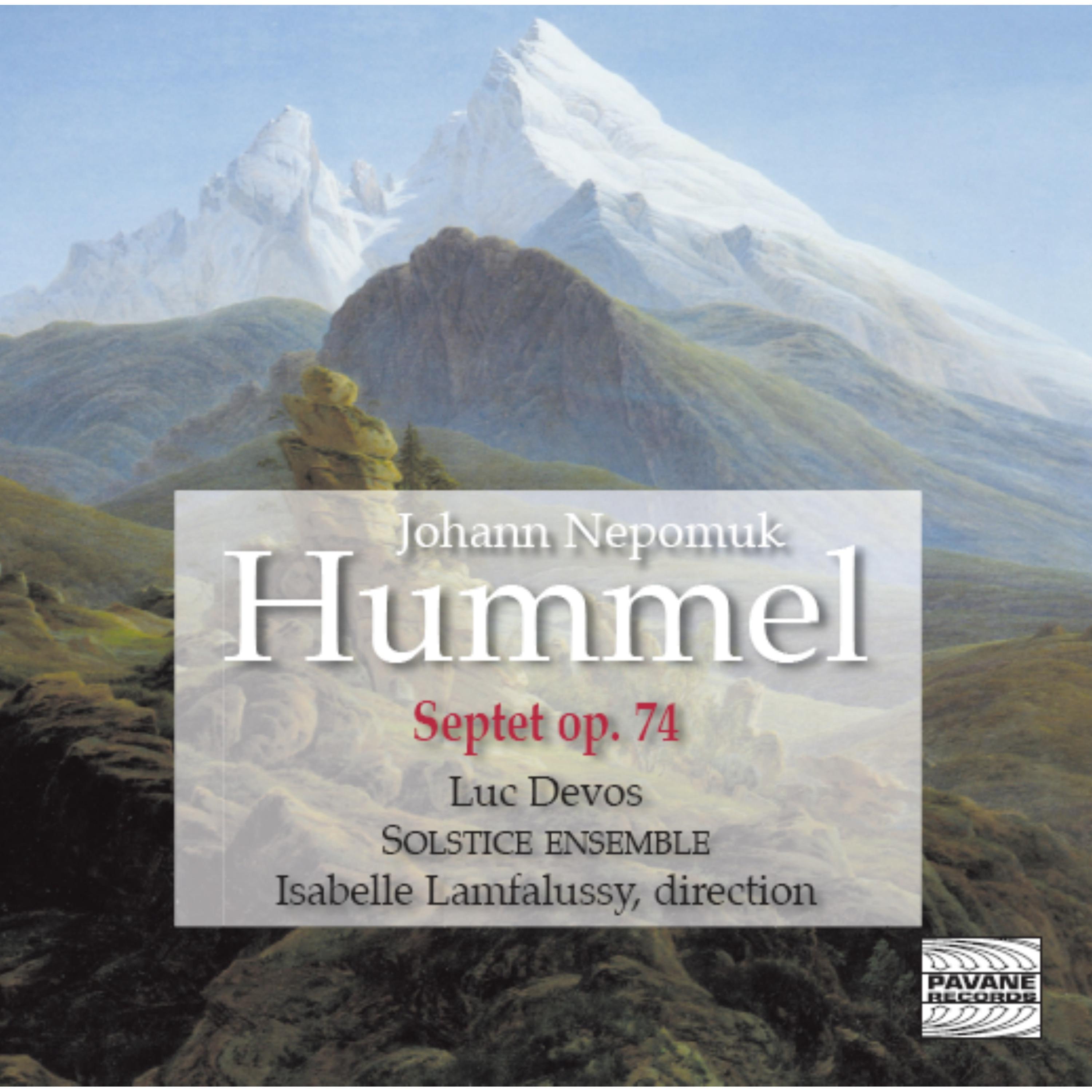 Постер альбома Hummel: Septet Op. 74