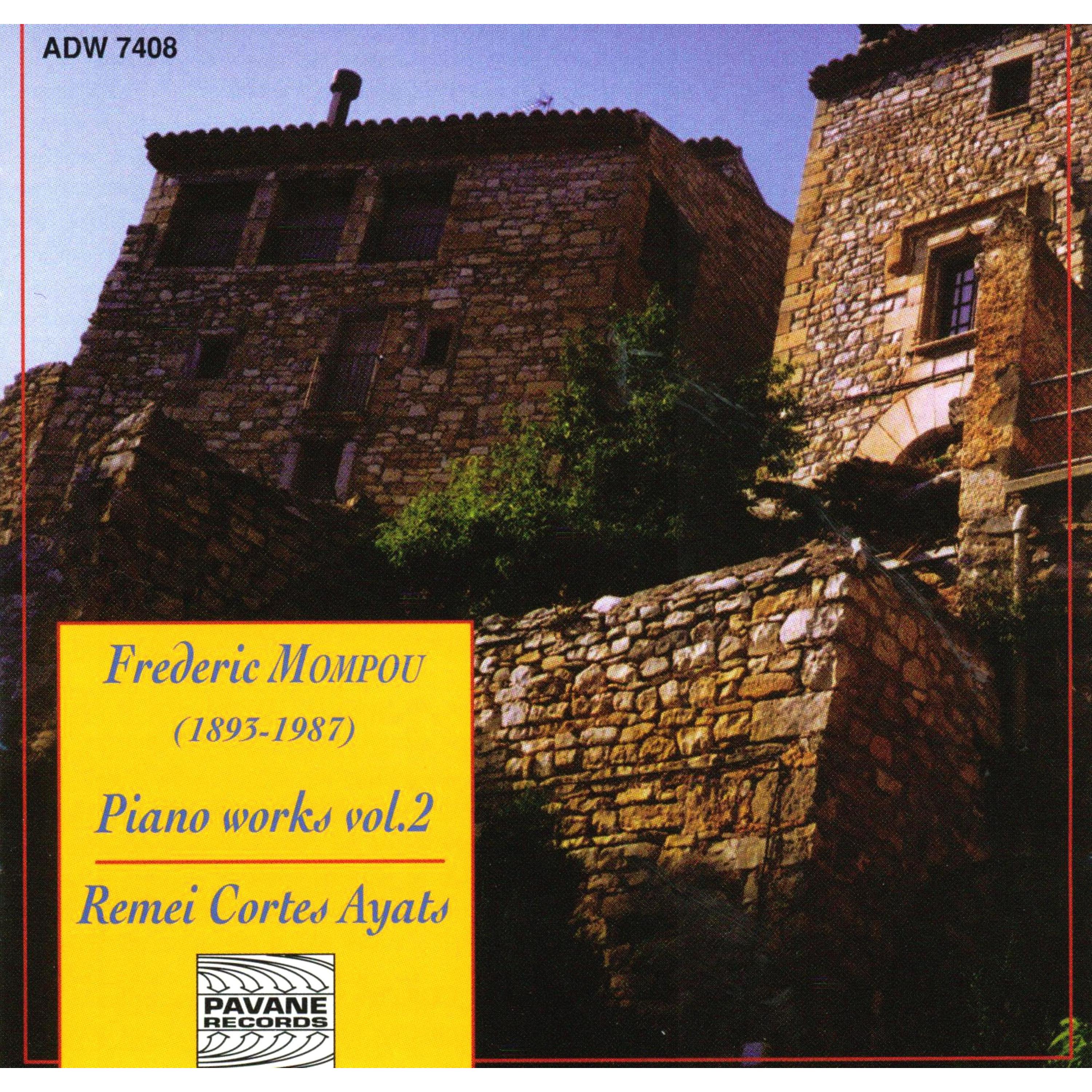 Постер альбома Mompou: Piano Works, Vol. 2