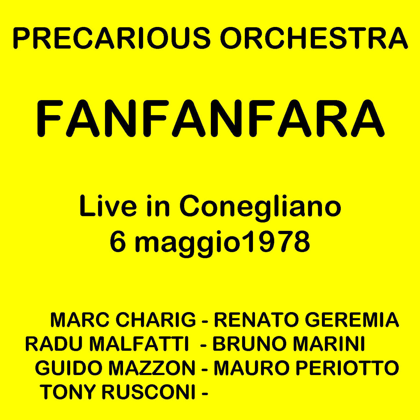 Precarious Orchestra (Marc Charig - Aspettando i dinosauri