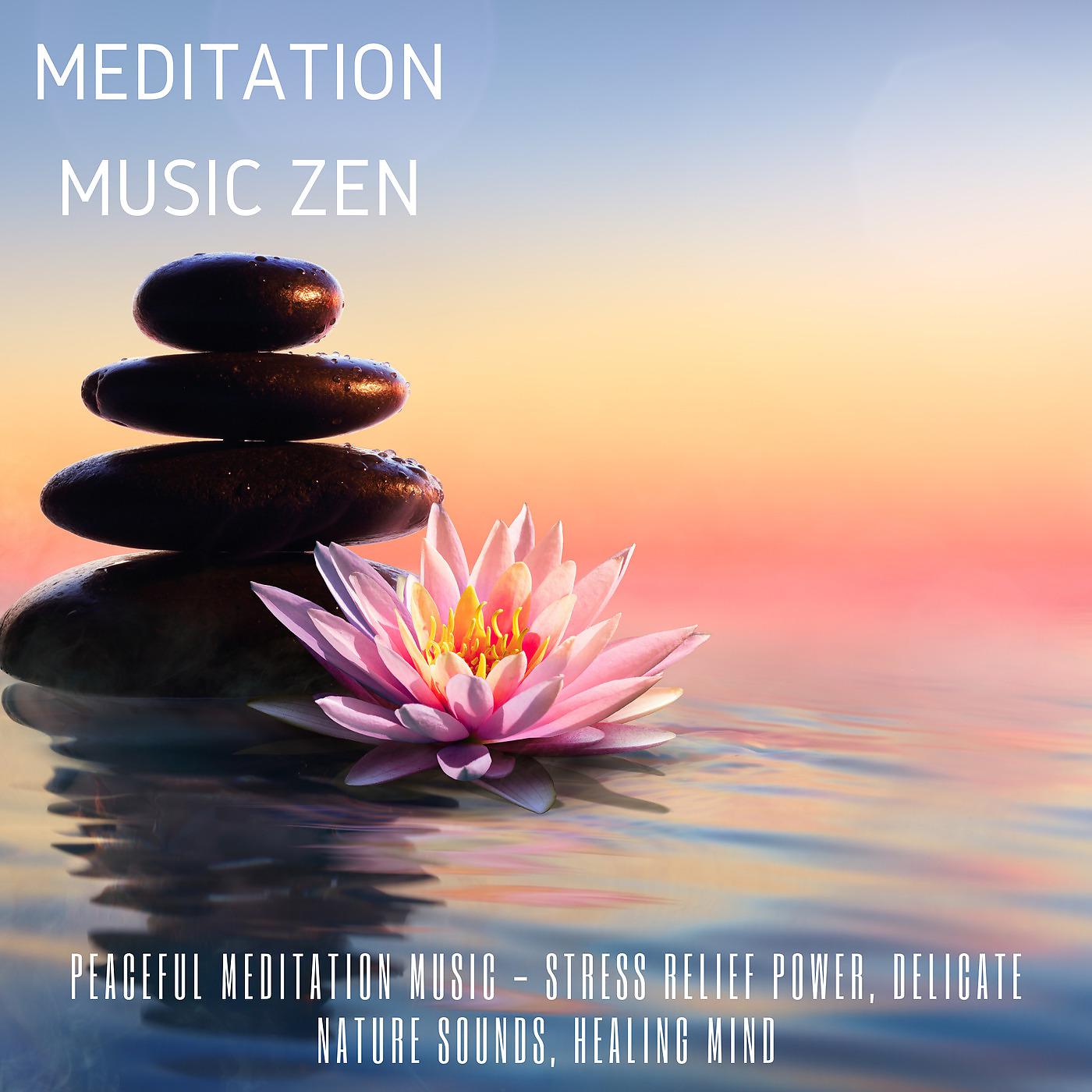 Постер альбома Peaceful Meditation Music - Stress Relief Power, Delicate Nature Sounds, Healing Mind