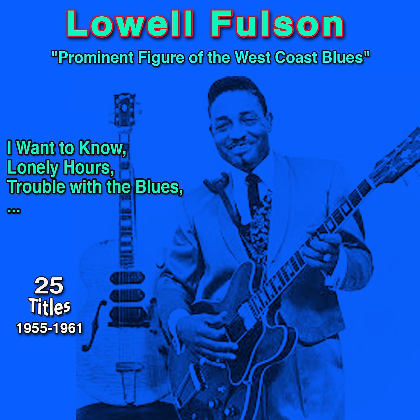 Постер альбома Lowell Fulson: "Prominent figure of the West Coast Blues" - I Want to Know
