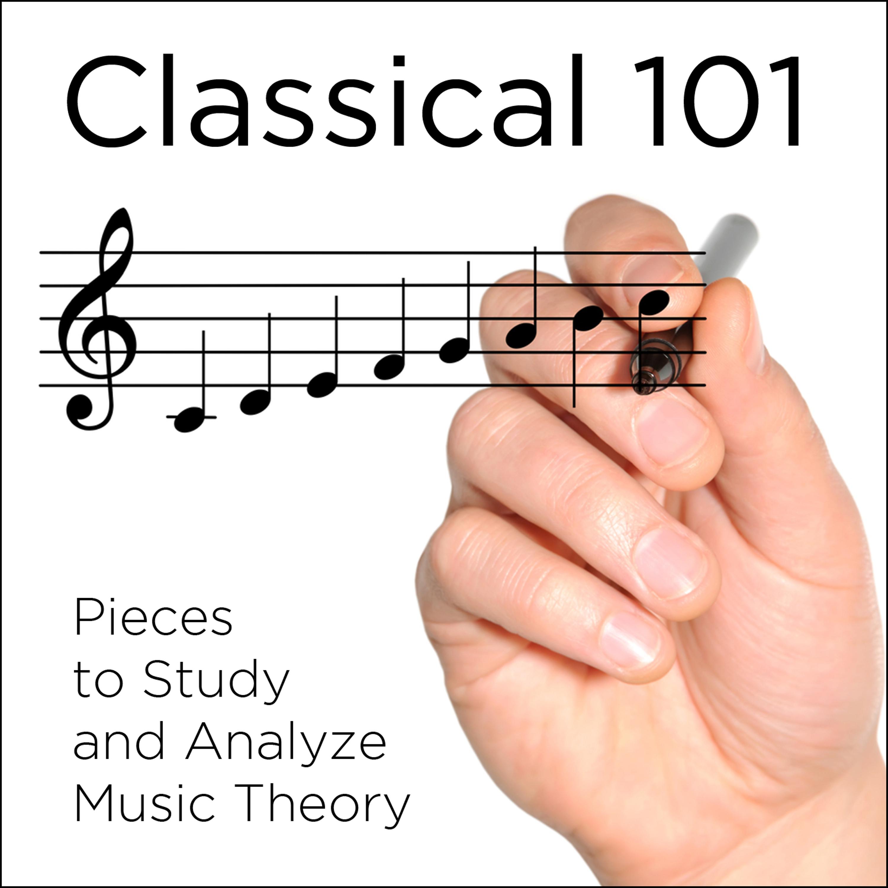 Постер альбома Classical 101: Pieces to Study and Analyze Music Theory