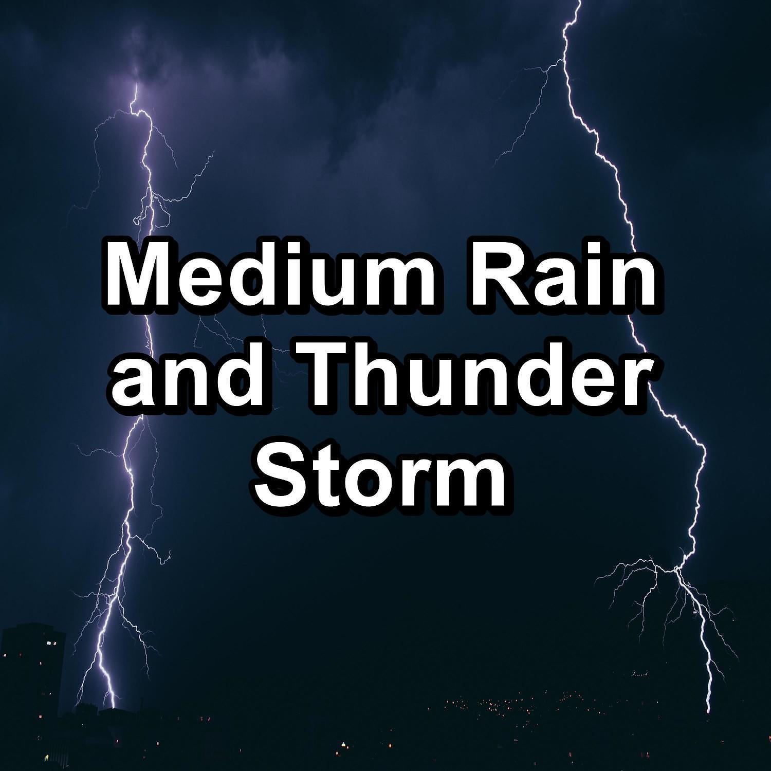 Постер альбома Medium Rain and Thunder Storm