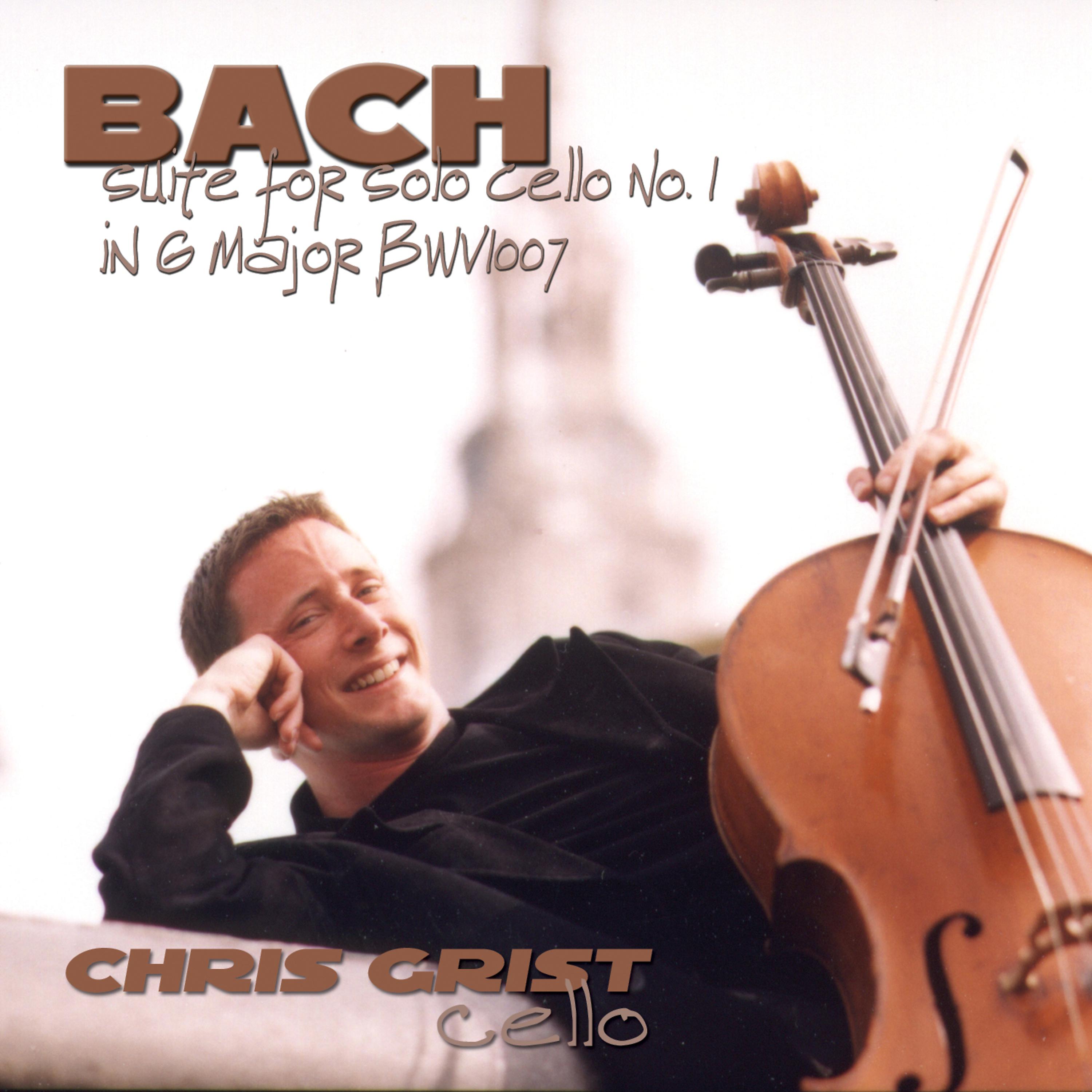 Постер альбома BACH - Suite for Solo Cello No. 1 in G Major BWV1007