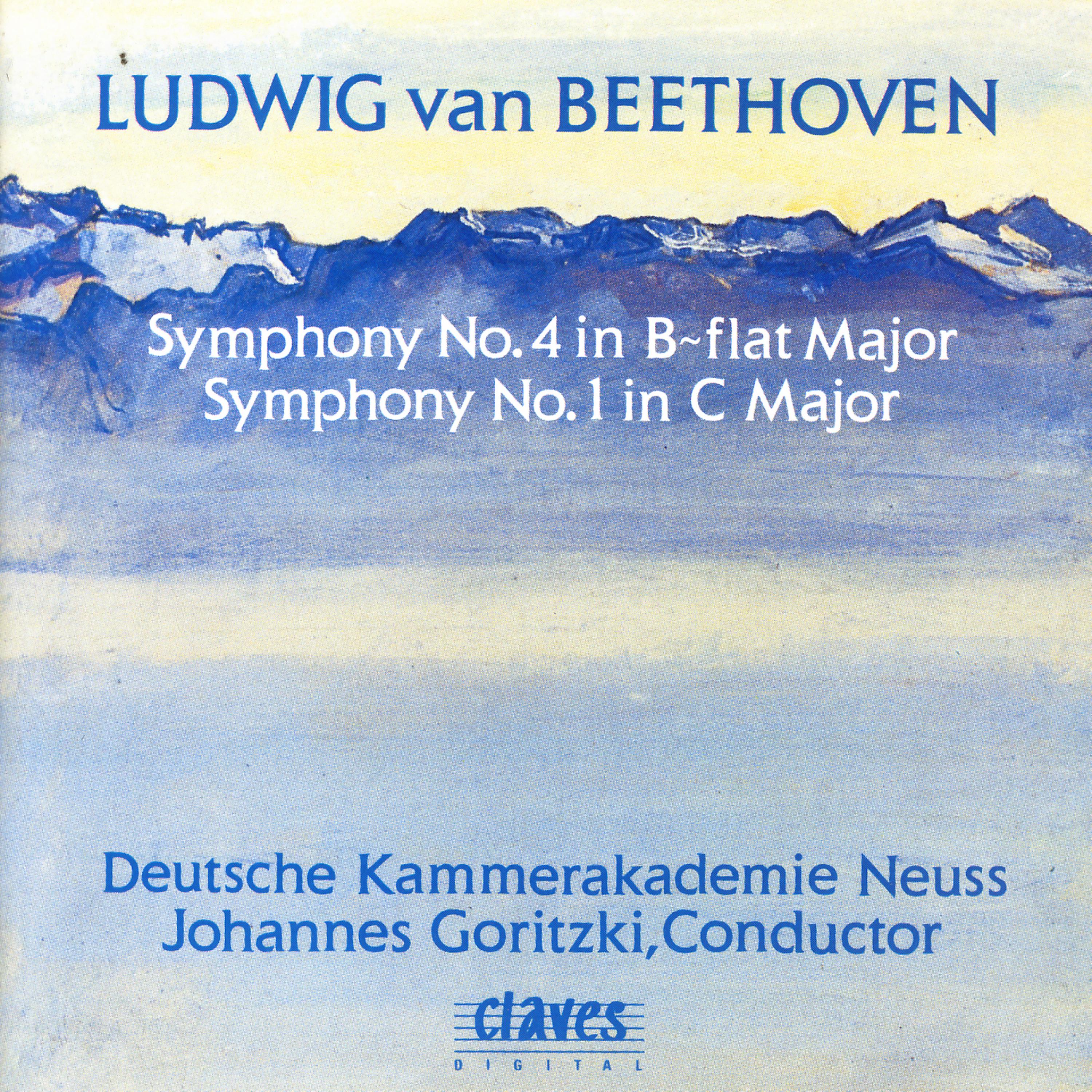 Постер альбома Beethoven: Symphonies No. 4 &  No. 1
