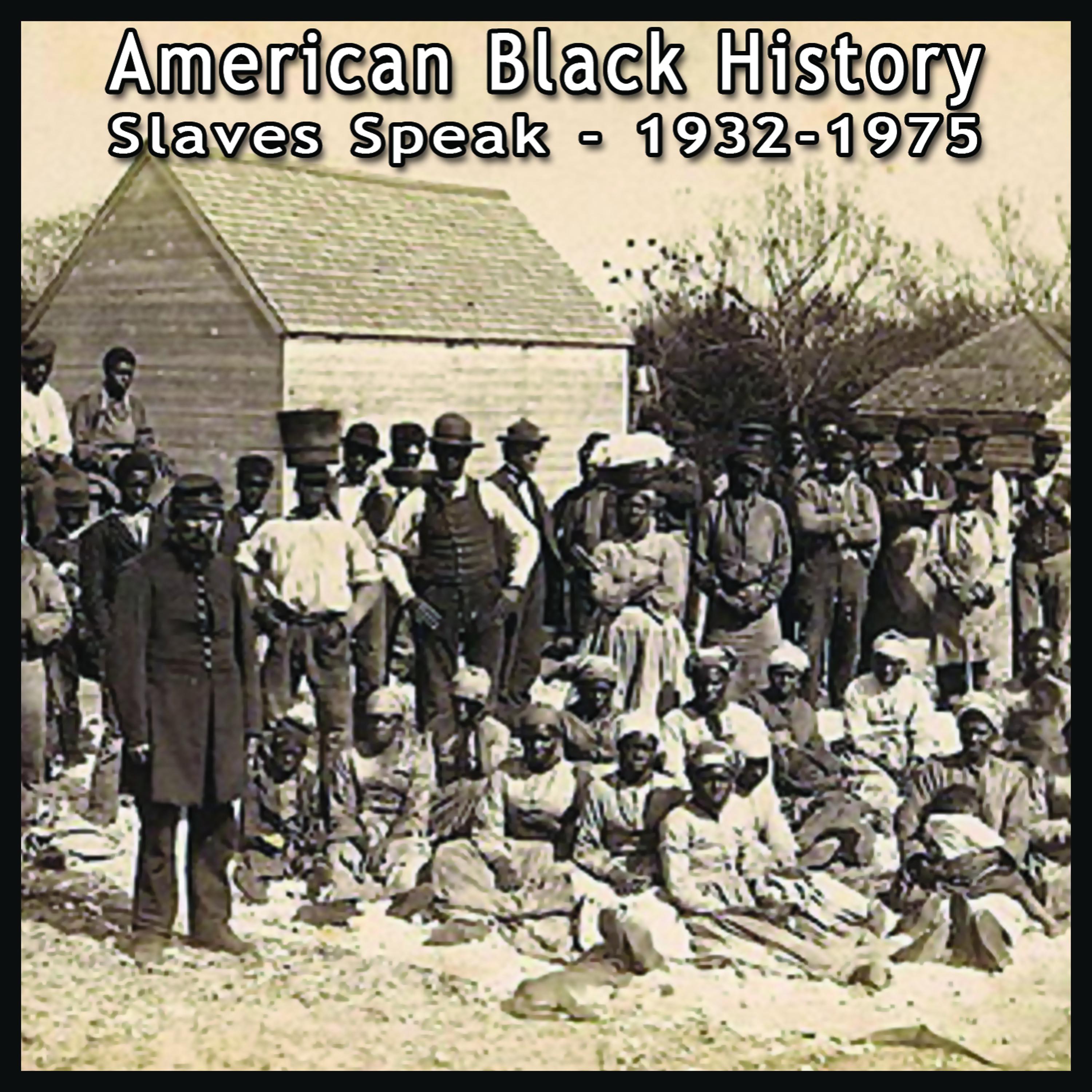Постер альбома American Black History: Slave Speak 1932-1975