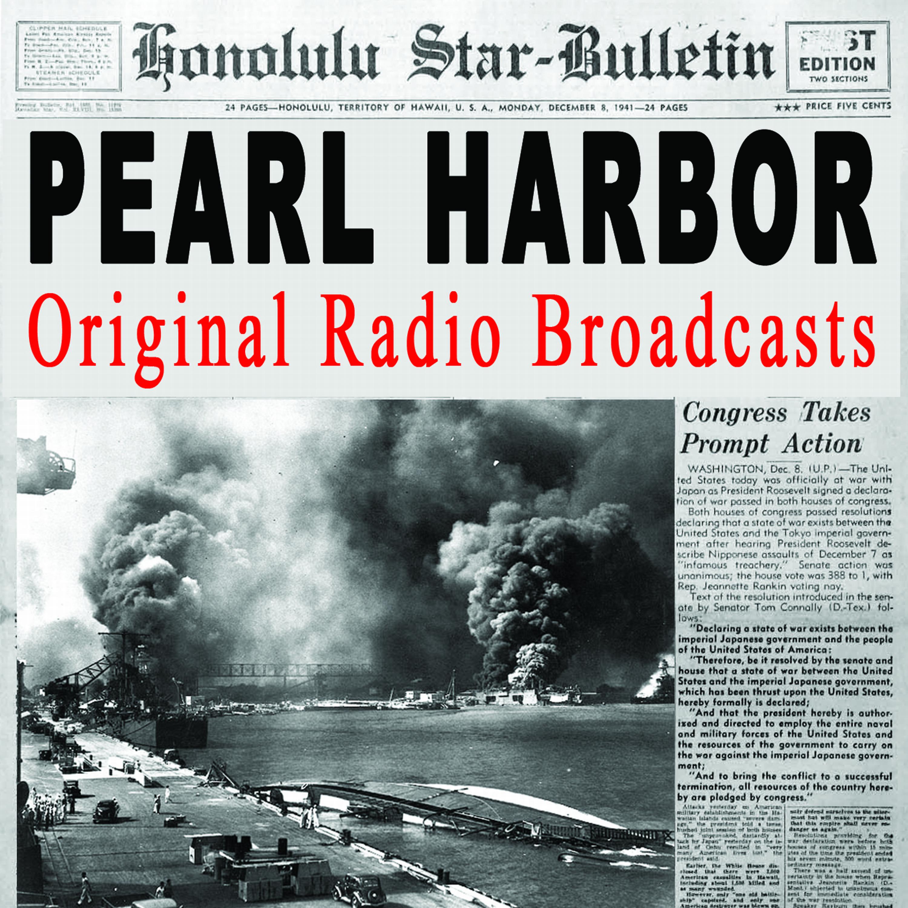 Постер альбома Pearl Harbor - The Original Radio Broadcasts