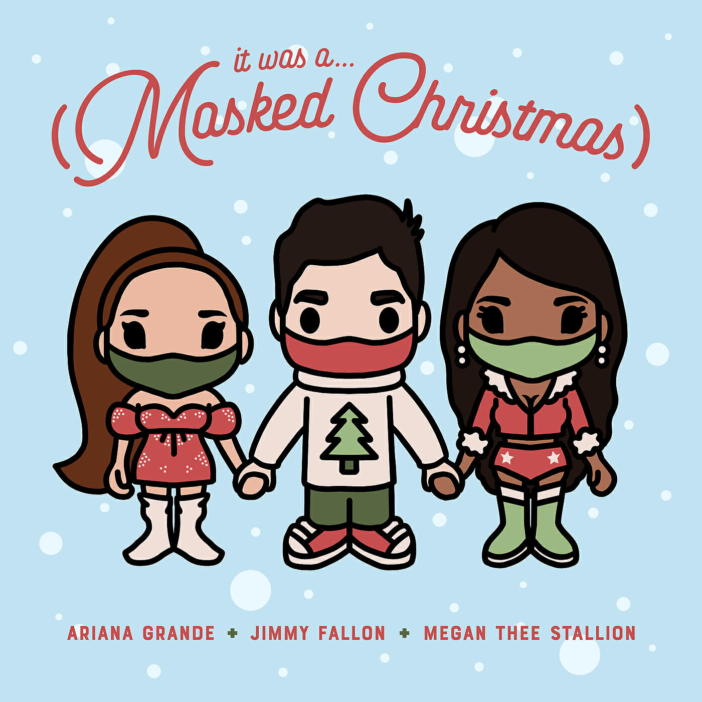 Альбом It Was A… (Masked Christmas) исполнителя Ariana Grande, Megan Thee Stallion, Jimmy Fallon