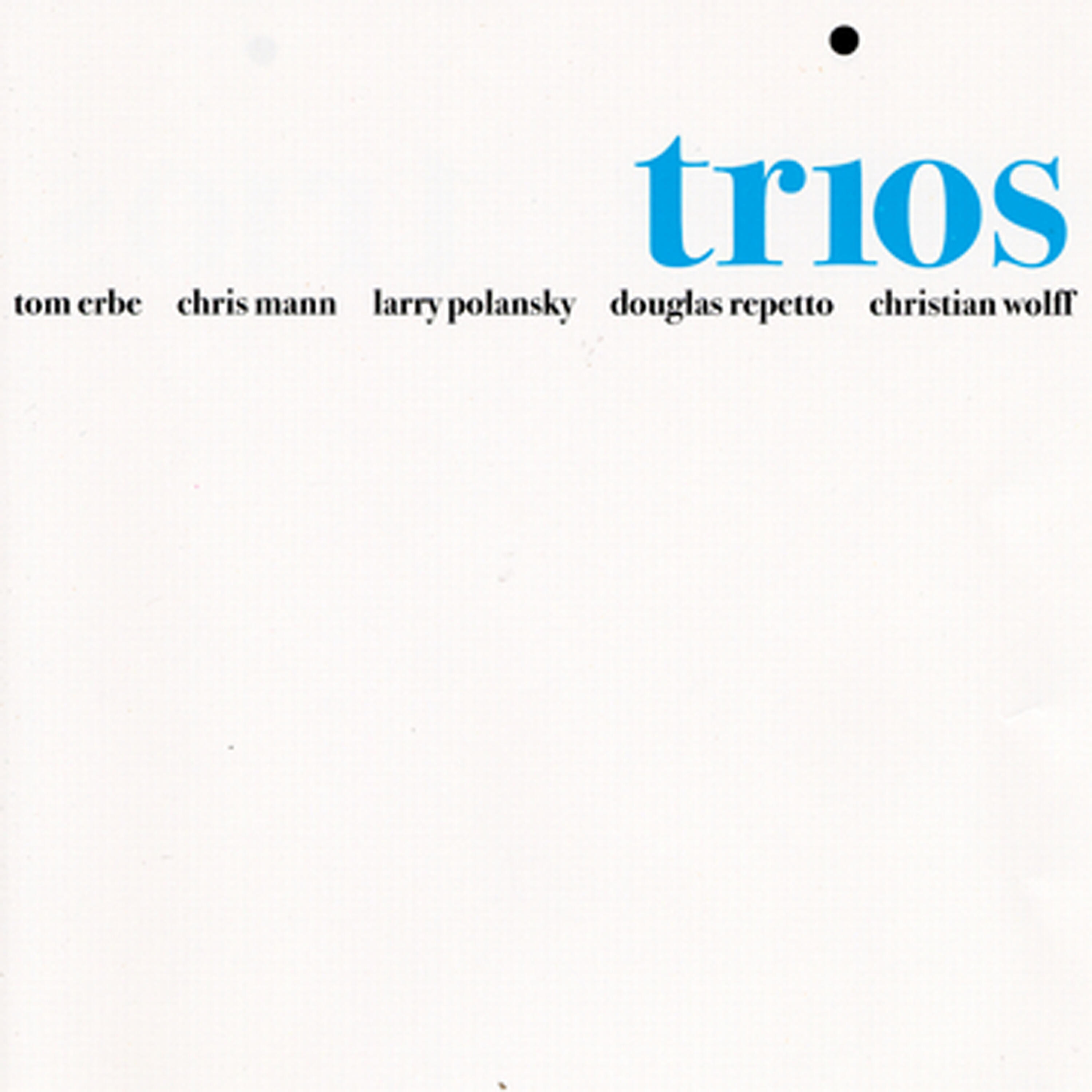 Christian Wolff - Track One