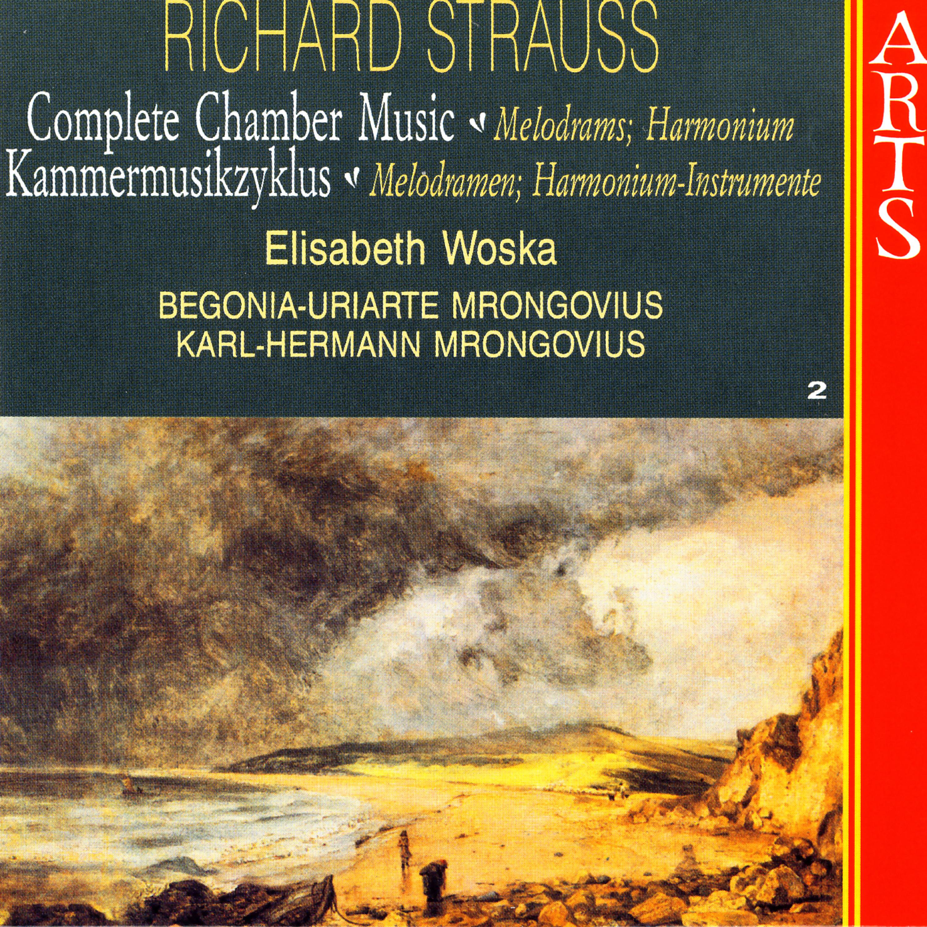 Постер альбома Strauss: Complete Chamber Music, Vol. 2 - Melodrams; Harmonium