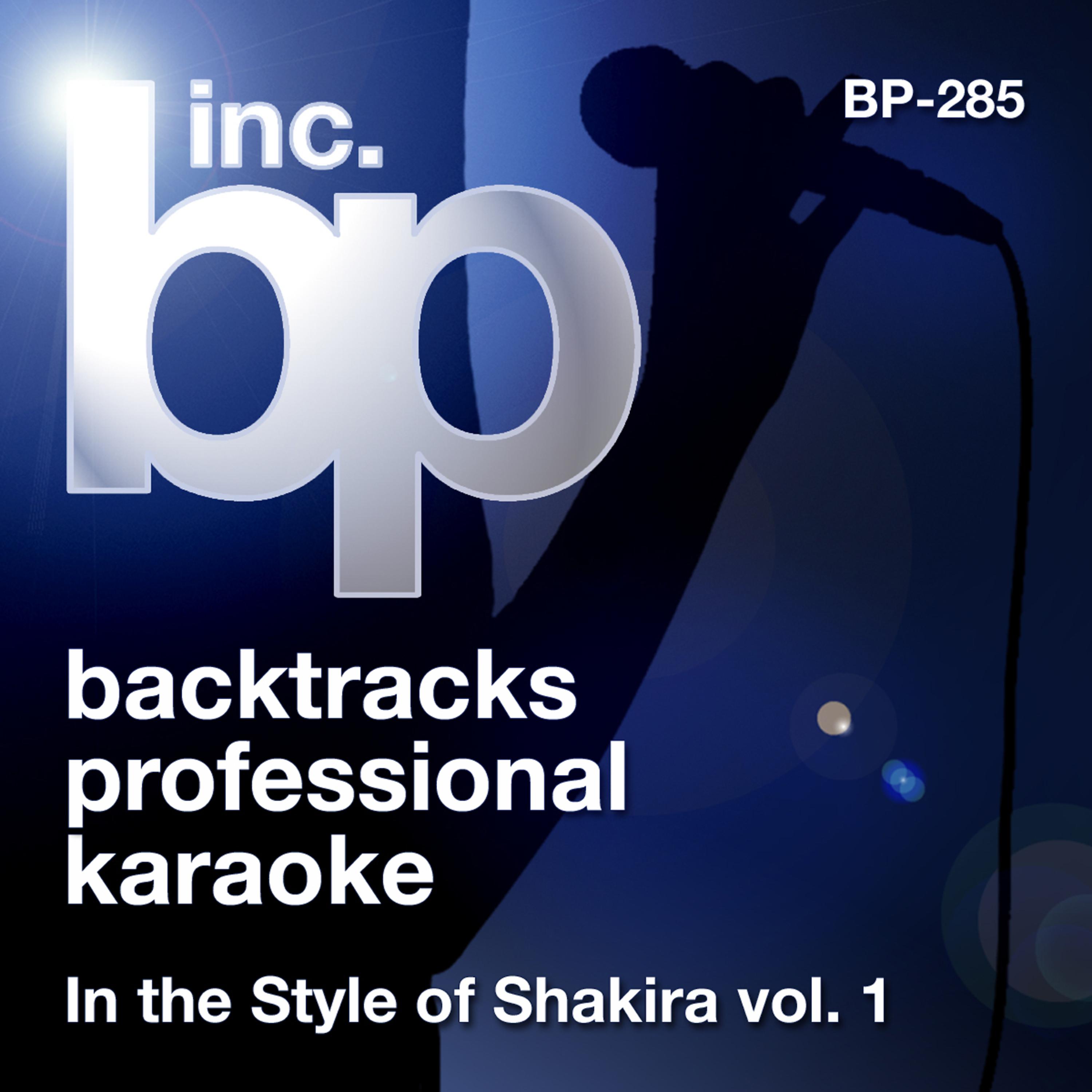 Постер альбома Karaoke In the Style of Shakira, Vol. 1 (Karaoke Version)