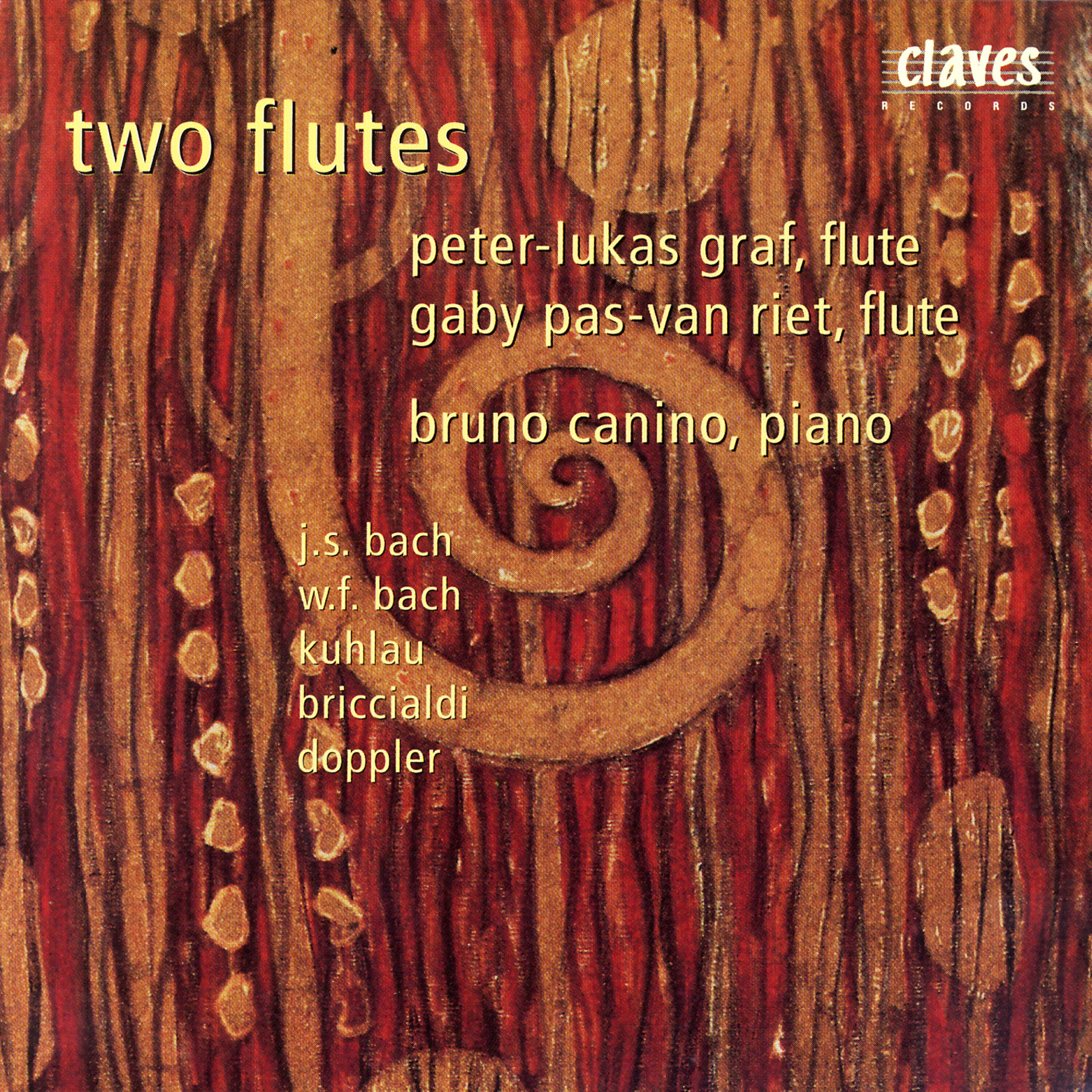 Peter-Lukas Graf - Trio in G Major for two Flutes & Piano, Op. 119: I. Allegro moderato
