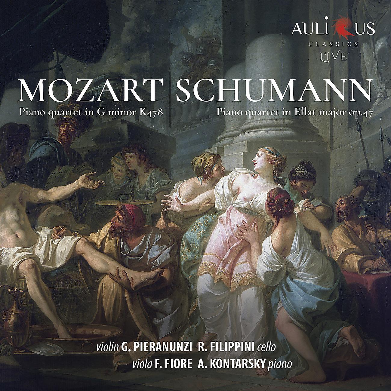 Постер альбома Mozart: Piano Quartet in Sol Min K. 478 & Schumann: Piano Quartet in Mib Major Op. 47