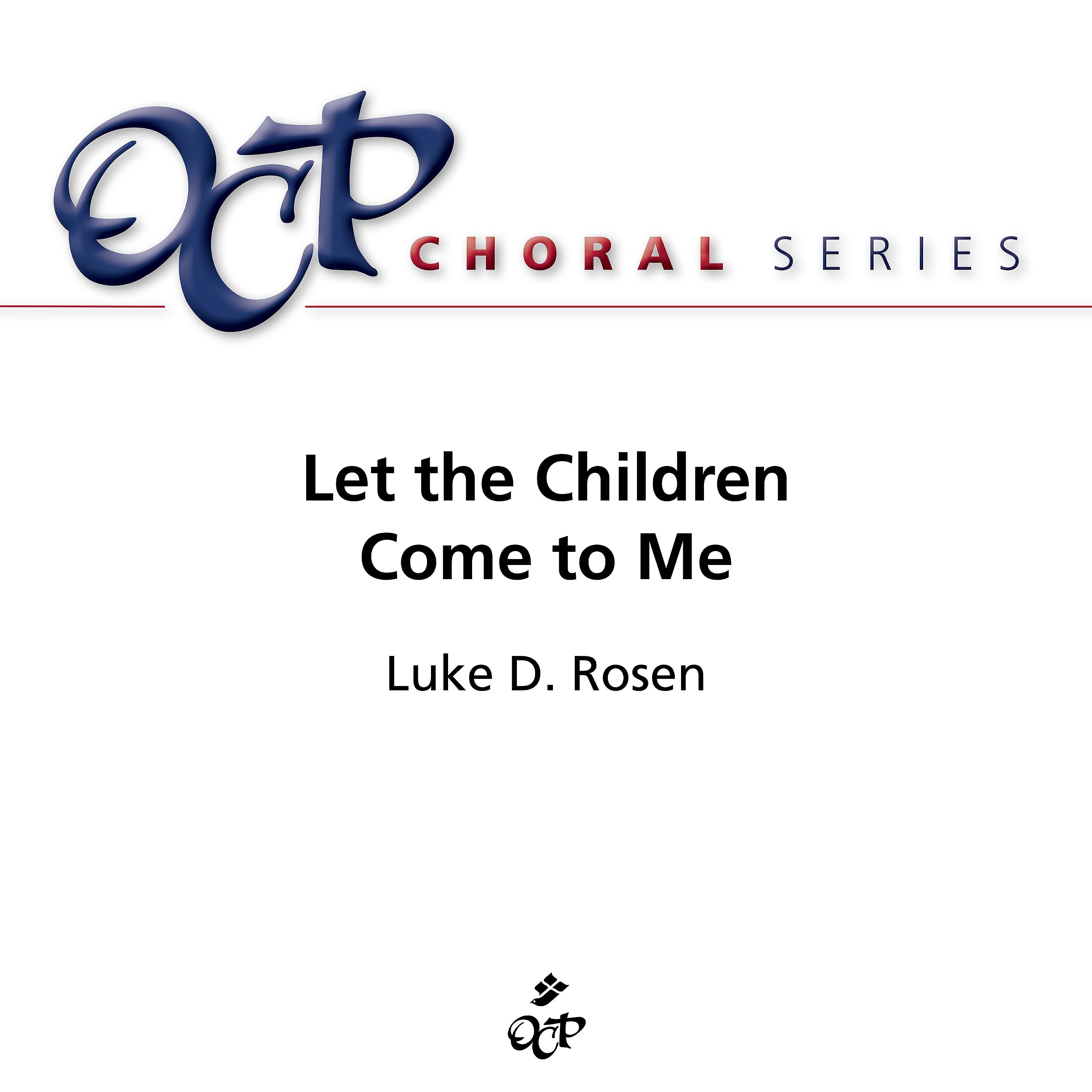 Постер альбома Let the Children Come to Me