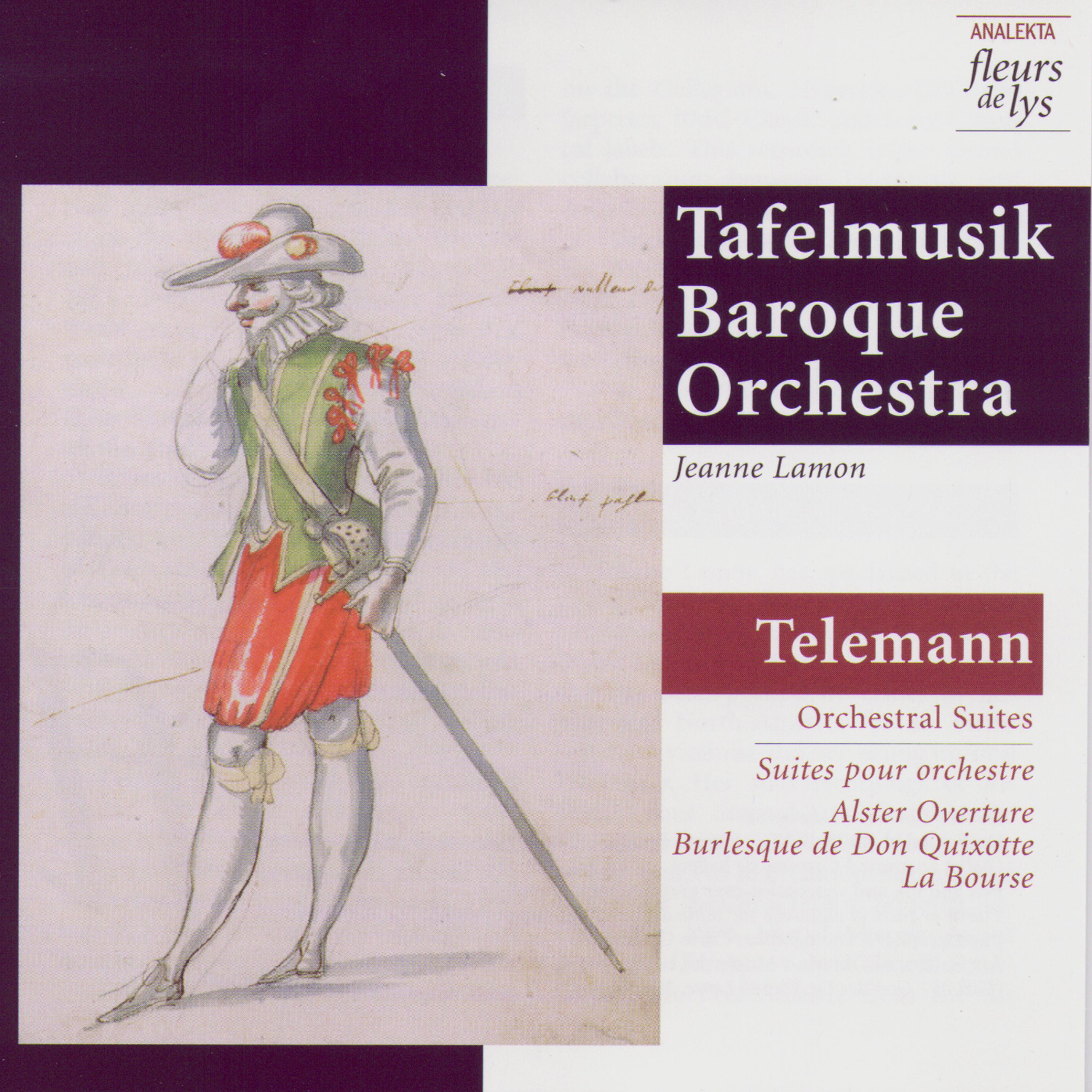 Постер альбома Orchestral Suites (Telemann): Alster; Burlesque de Don Quixotte; La Bourse