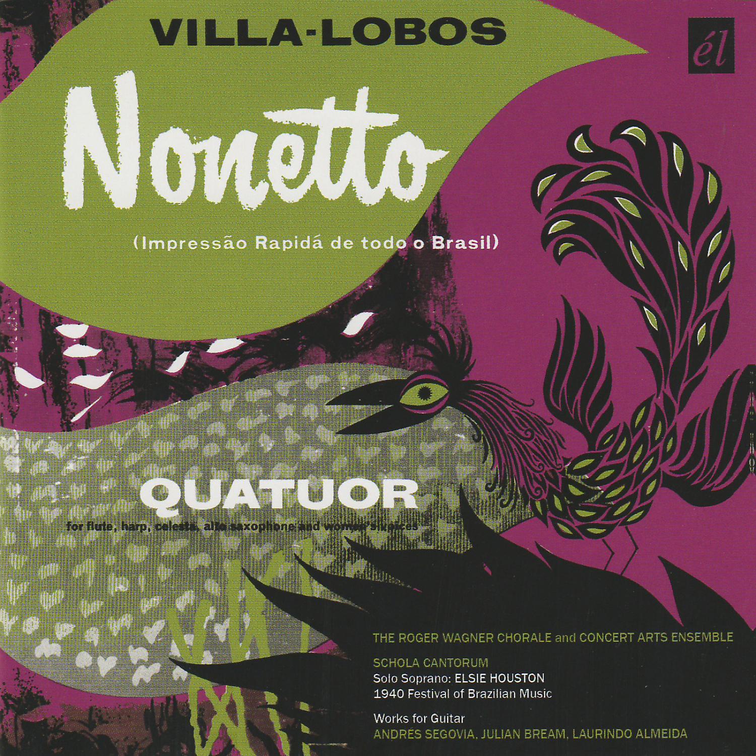 Постер альбома Villa-Lobos: Nonetto - Quatuor