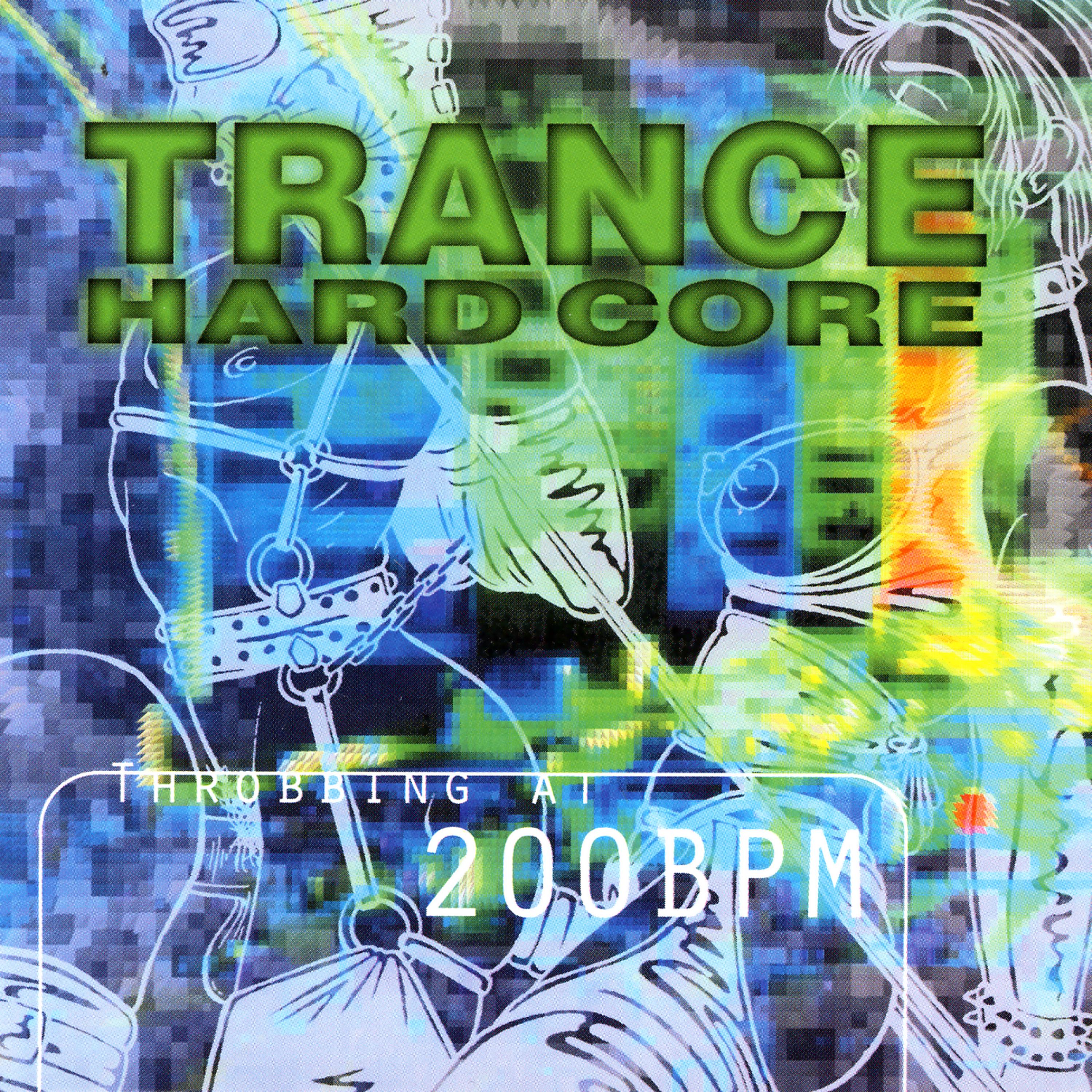 Постер альбома Trance Hardcore - Throbbing at 200 BPM