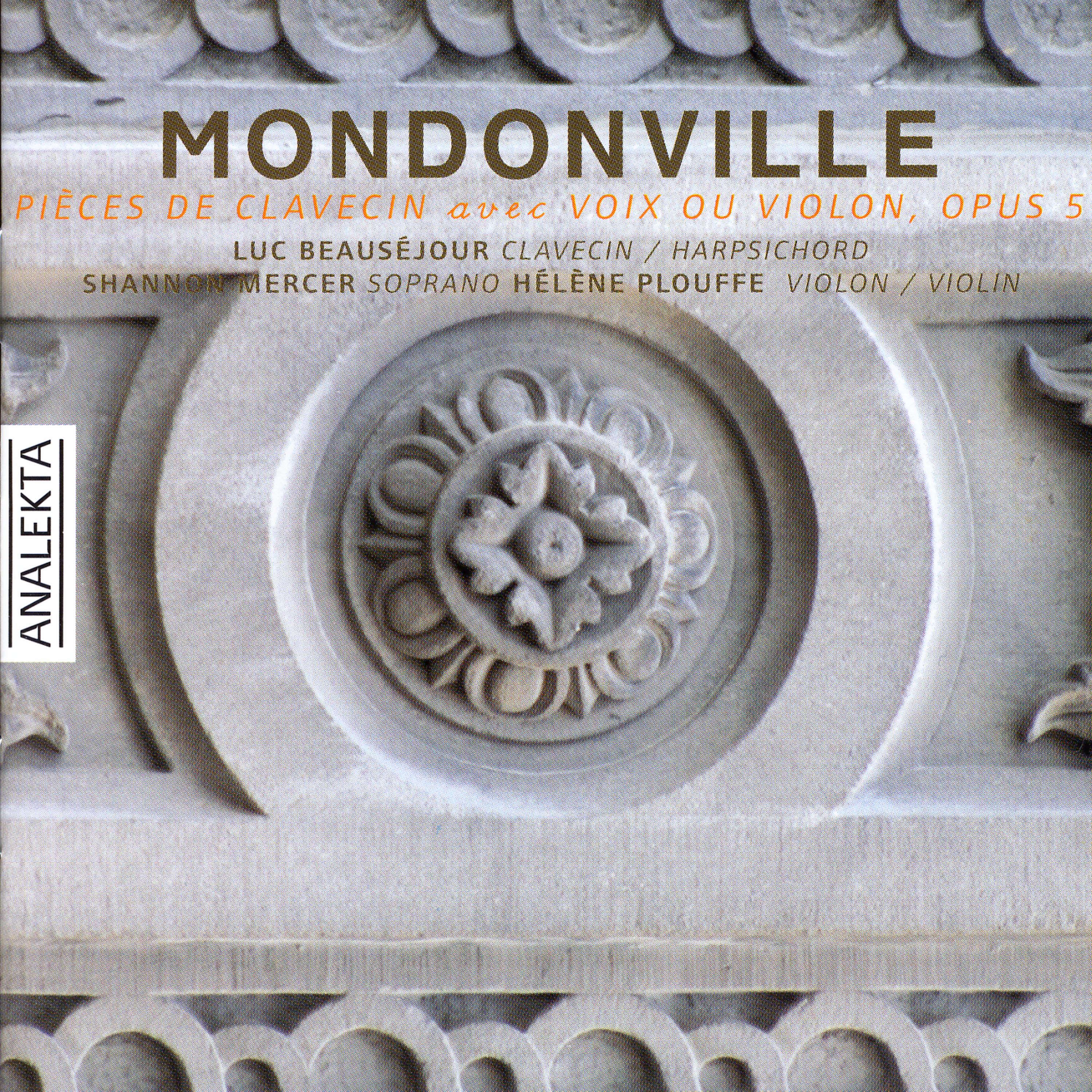 Постер альбома Mondonville: Pièces de clavecin avec voix ou violon, Op. 5