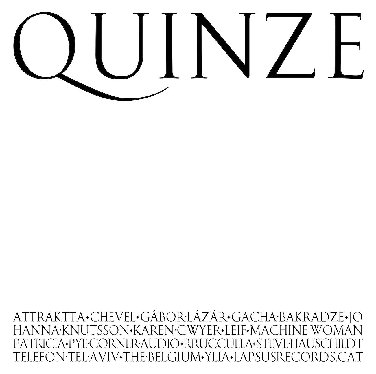 Постер альбома QUINZE