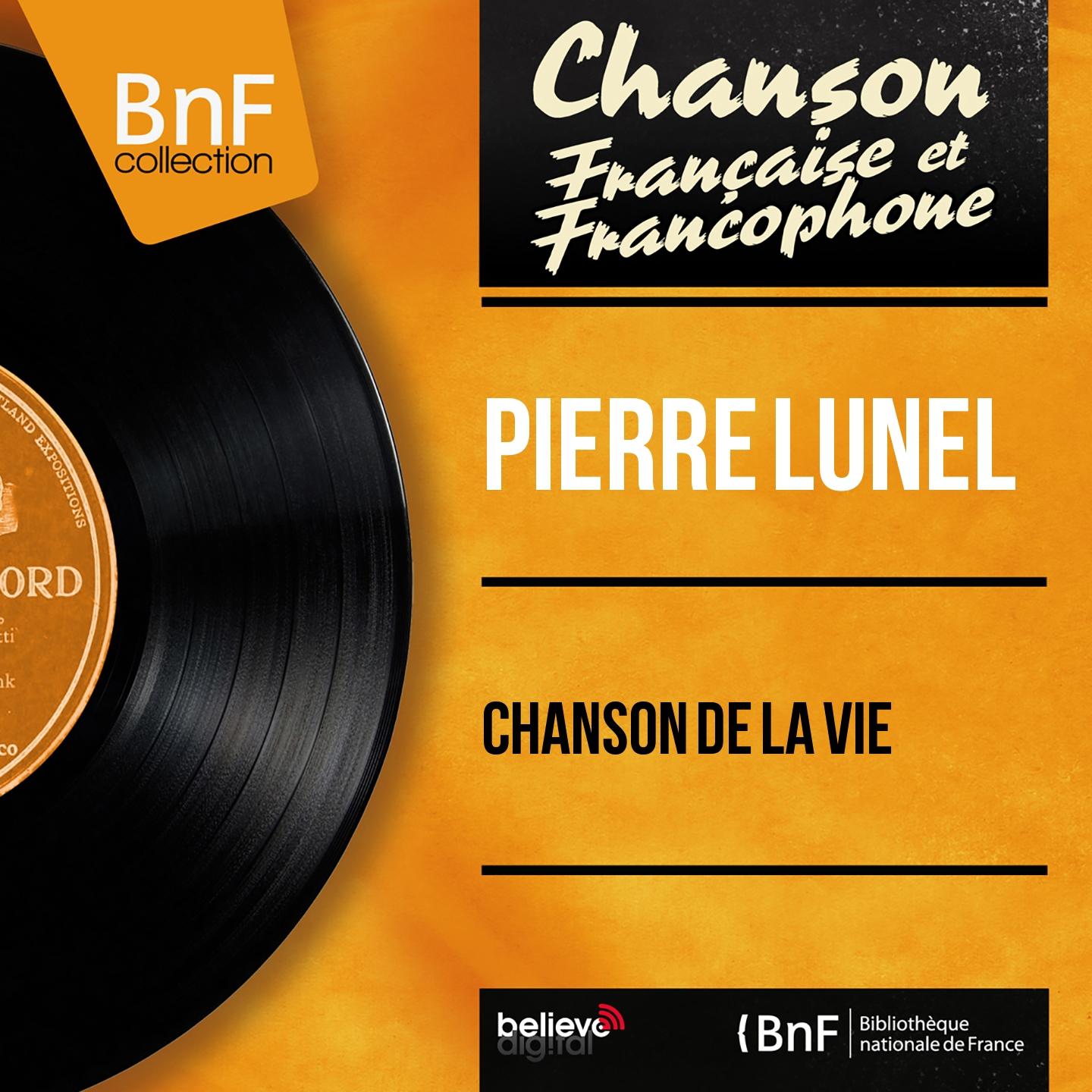 Постер альбома Chanson de la vie (Mono Version)