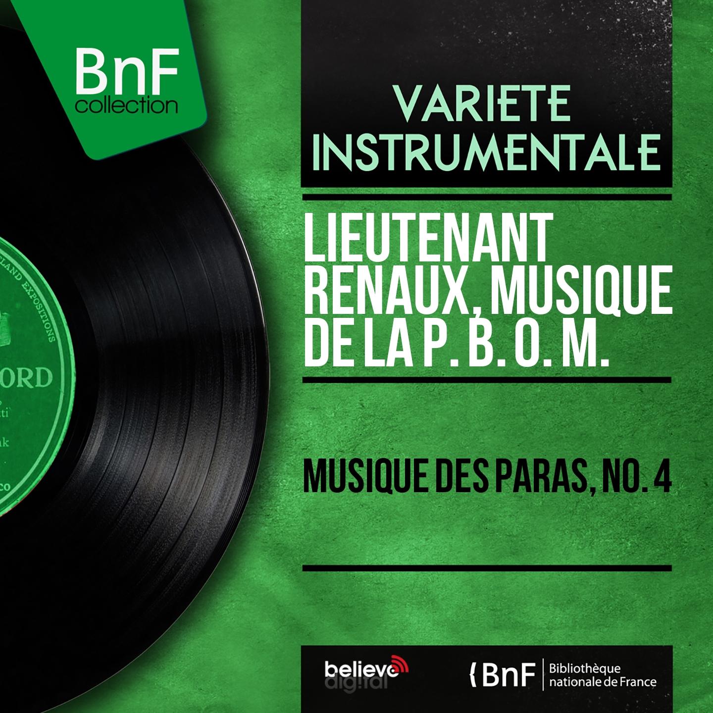 Постер альбома Musique des paras, no. 4