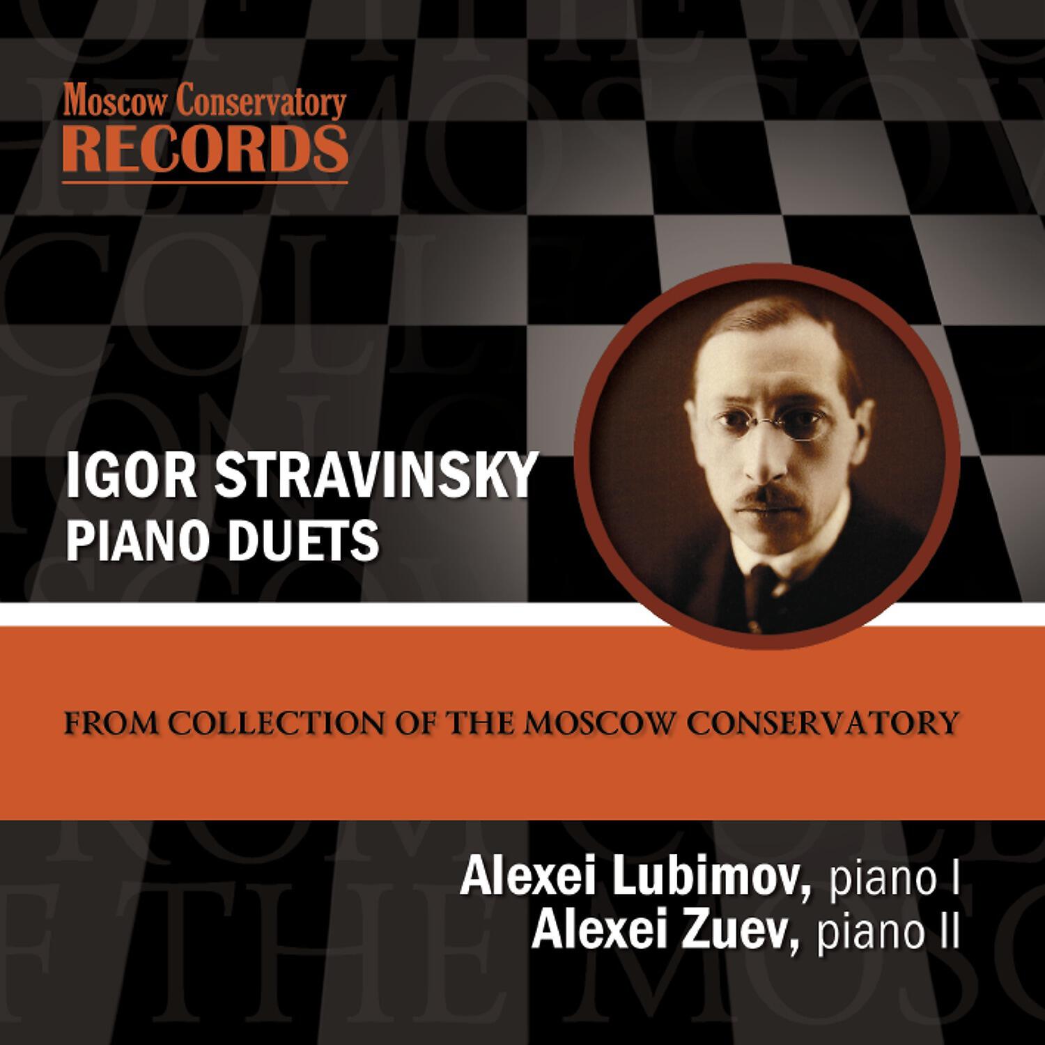 Альбом Stravinsky: Piano Duets исполнителя Алексей Любимов, Alexei Zuev