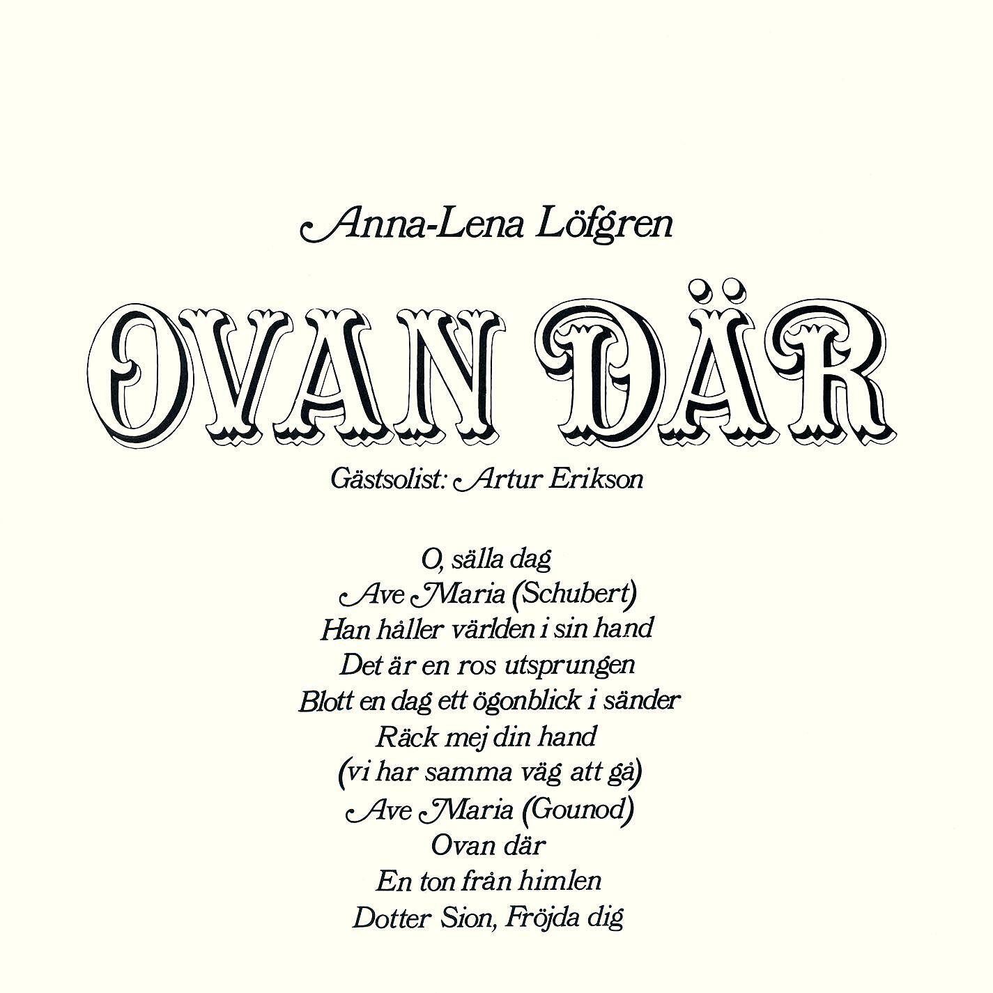 Anna-Lena Löfgren och Artur Erikson - Ave Maria (by Charles Gounod)