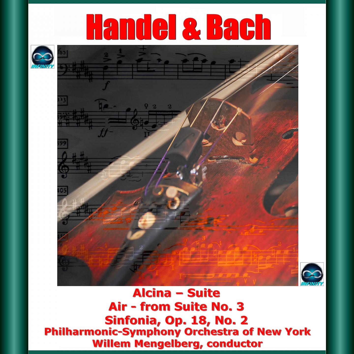 Постер альбома Handel & Bach: Alcina, Suite - Air, from Suite No. 3 - Sinfonia, Op. 18, No. 2