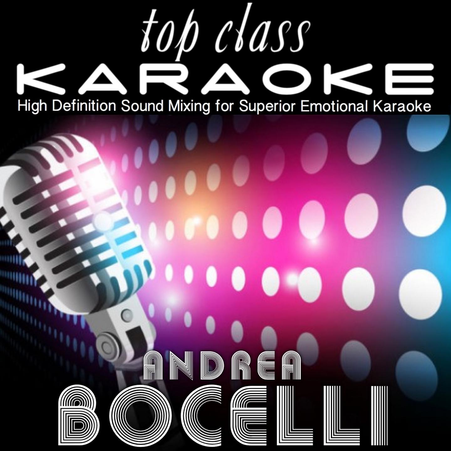 Постер альбома Top Class Karaoke: Andrea Bocelli