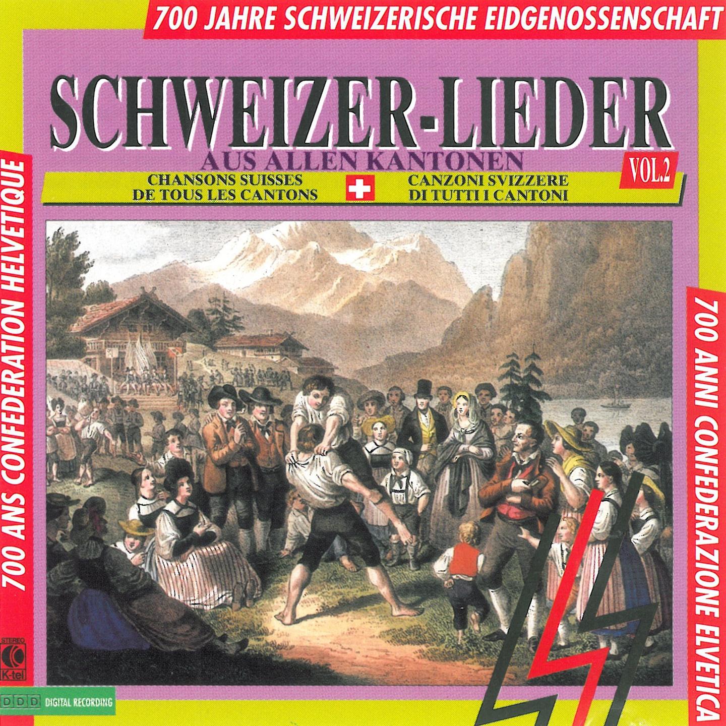 Постер альбома Schweizer Lieder aus allen Kantonen, Vol. 2