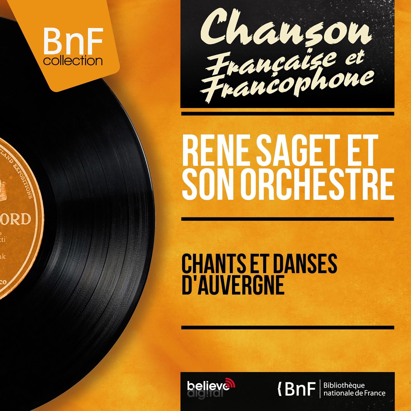 Постер альбома Chants et danses d'Auvergne (Mono version)