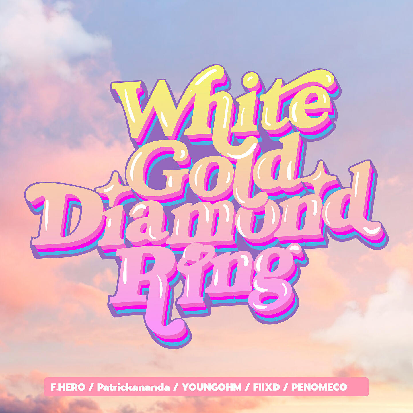 F.HERO - White Gold Diamond Ring