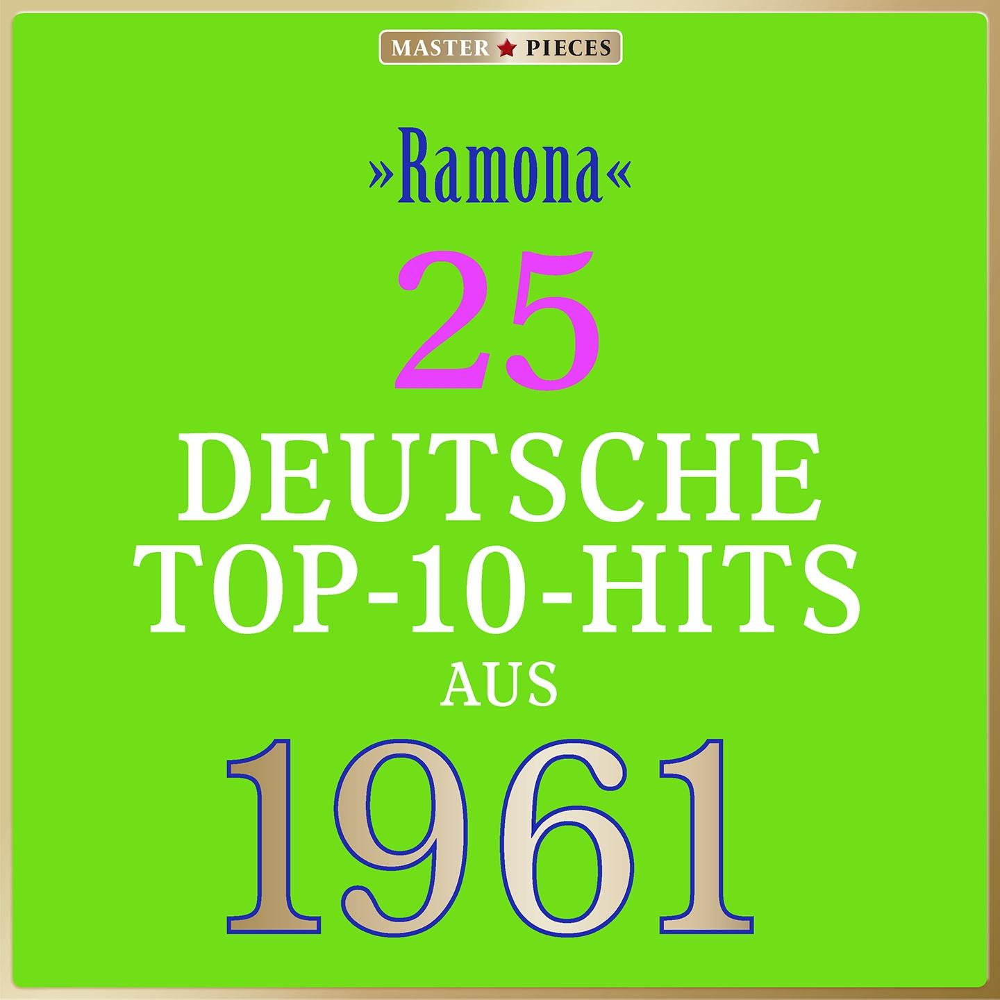 Постер альбома Masterpieces presents The Blue Diamonds: Ramona (25 deutsche Top-10-Hits aus 1961 (Compilation))
