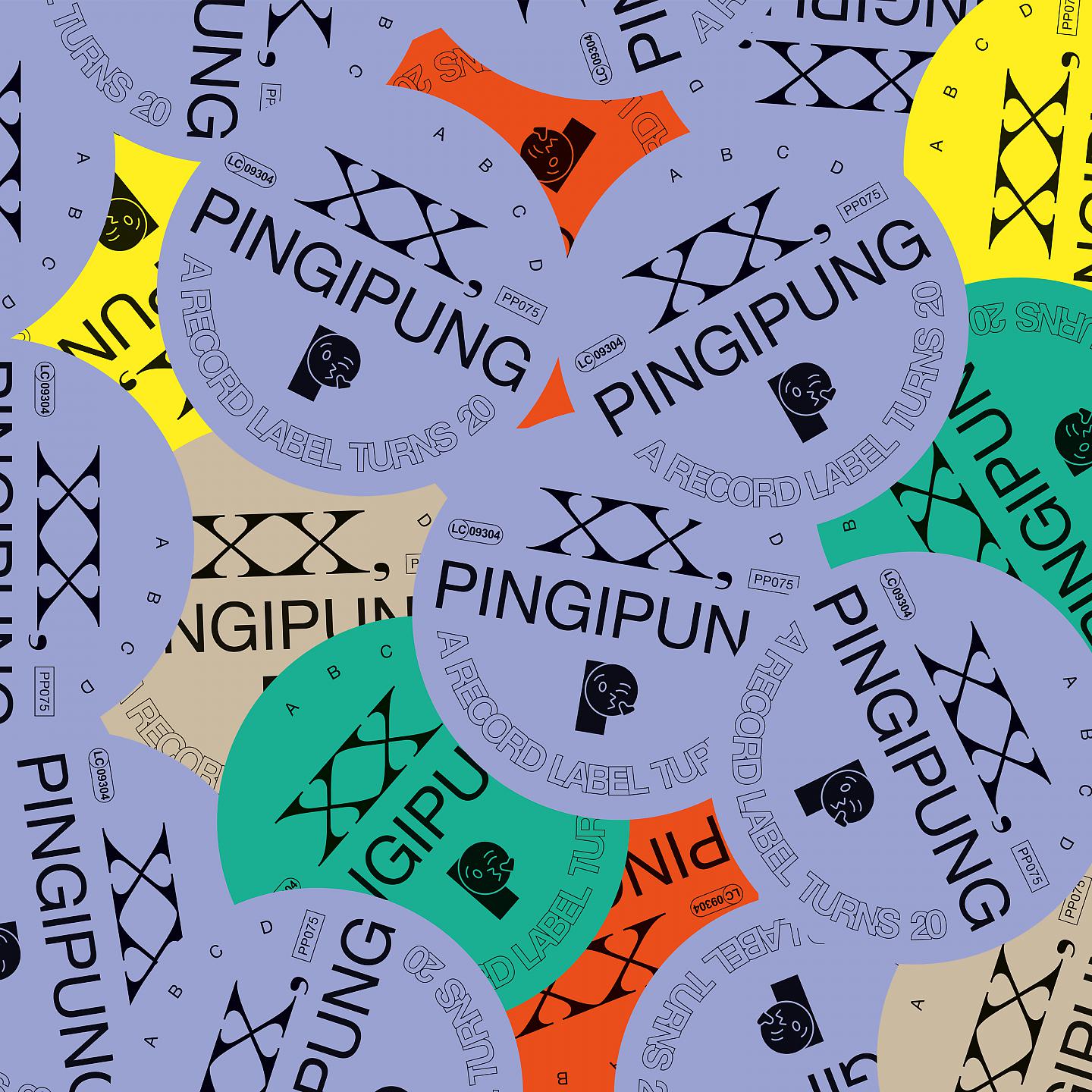 Постер альбома XX, Pingipung. A Record Label Turns 20