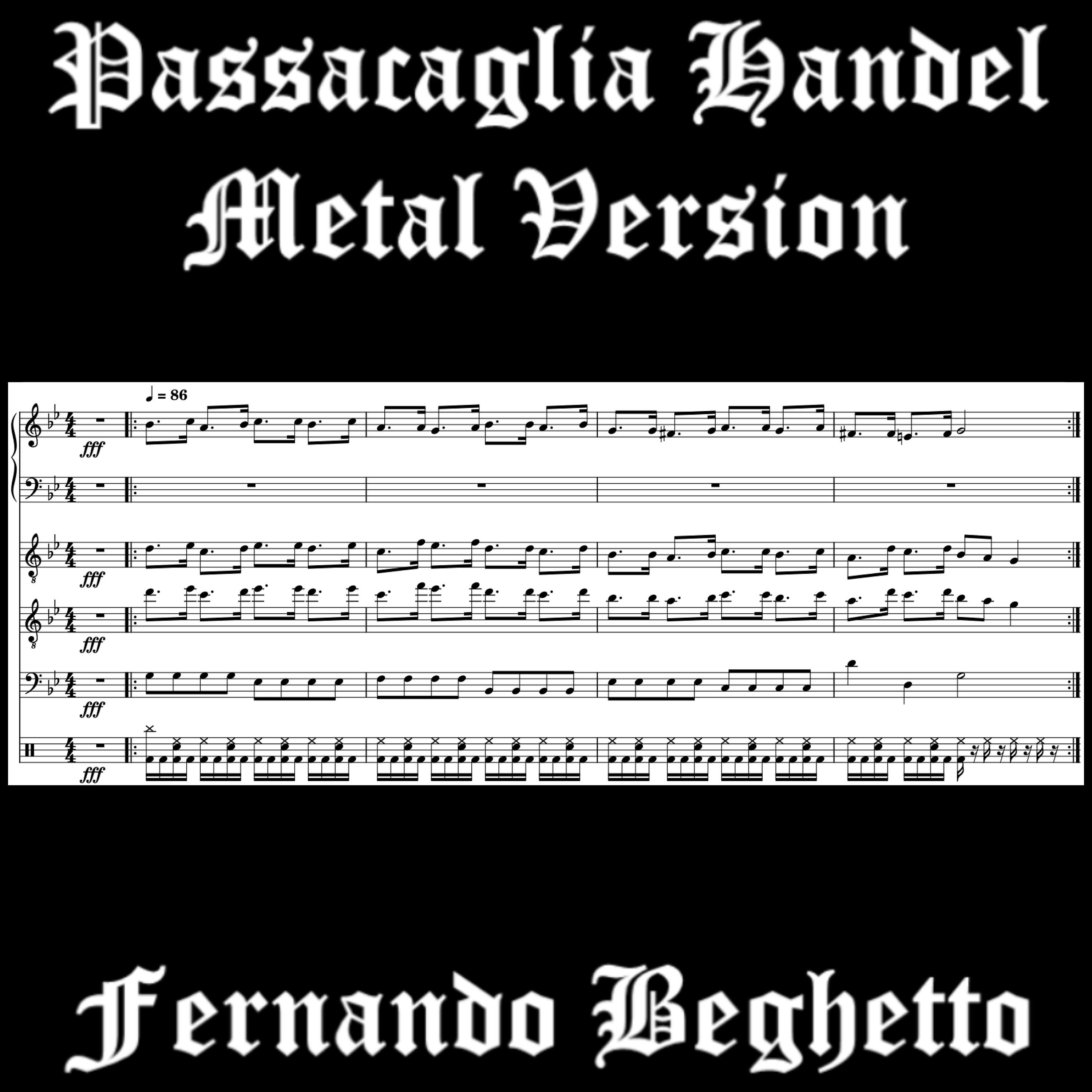 Постер альбома Passacaglia Handel Metal Version