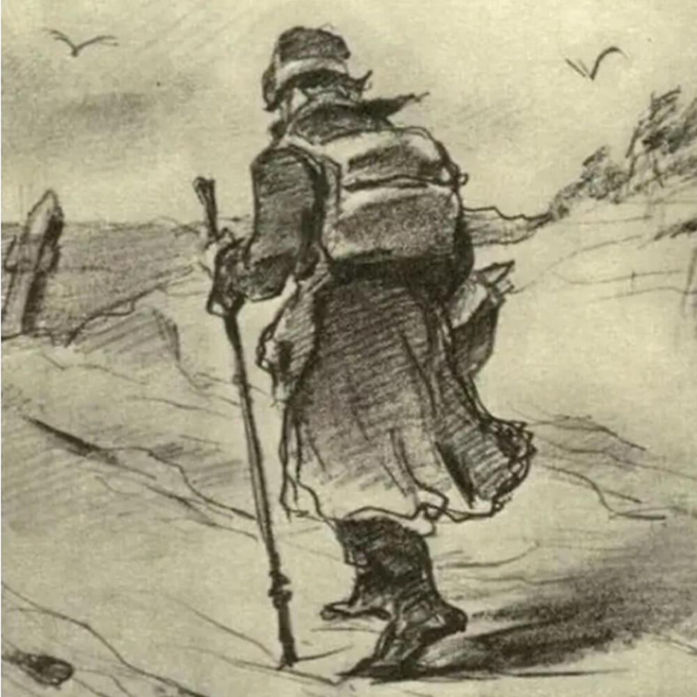 «толстой на пашне» (1889. Лев толстой с посохом. Странники богомольцы живопись. Странствующий богомолец. Пустынник нестеров картина.