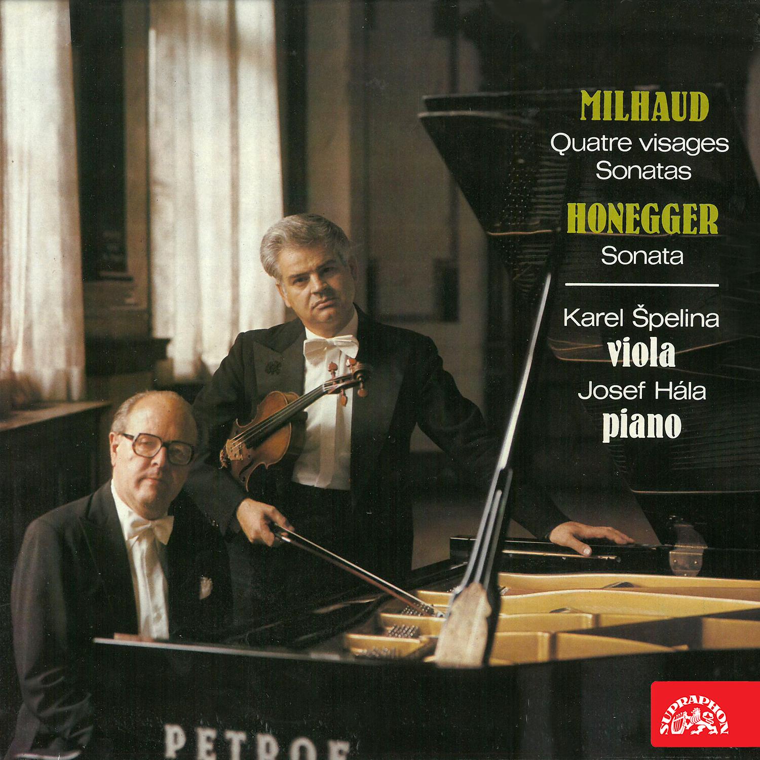 Постер альбома Milhaud: Sonatas, Quatre visages - Honegger|: Sonata