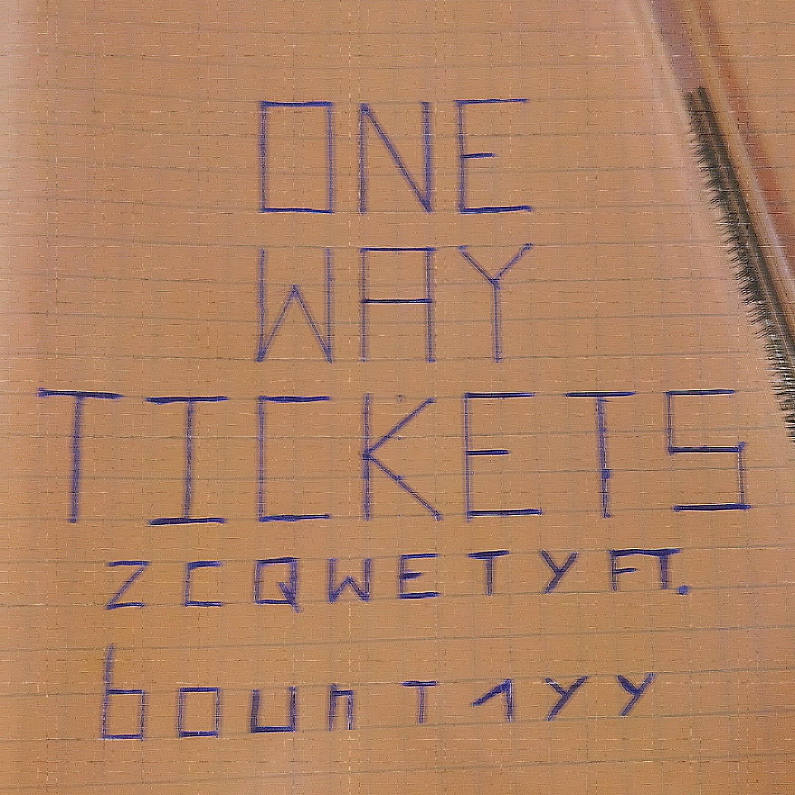 Постер альбома One Way Tickets (feat. Bount1yy)
