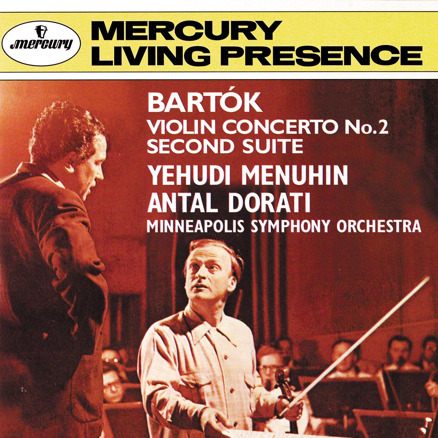 Постер альбома Bartók: Violin Concerto No. 2; Suite No. 2