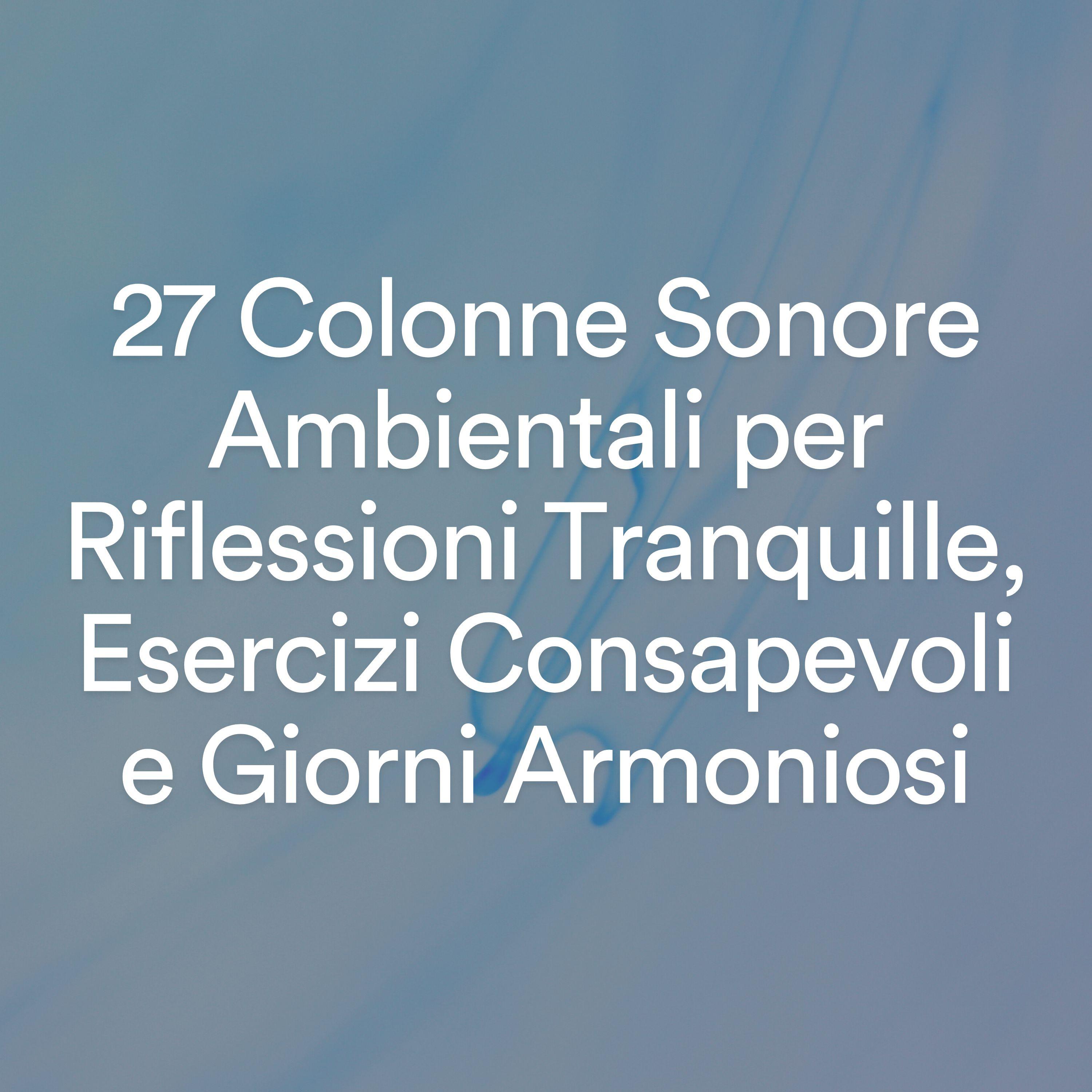 Постер альбома 27 Colonne Sonore Ambientali per Riflessioni Tranquille, Esercizi Consapevoli e Giorni Armoniosi