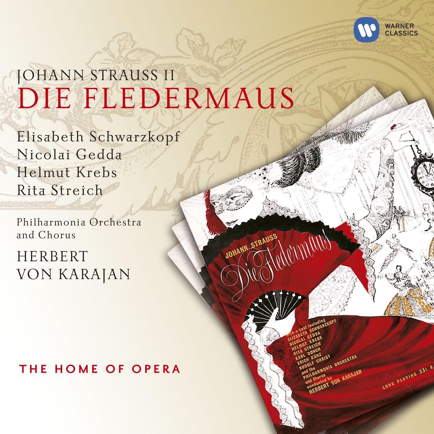 Постер альбома J. Strauss II: Die Fledermaus