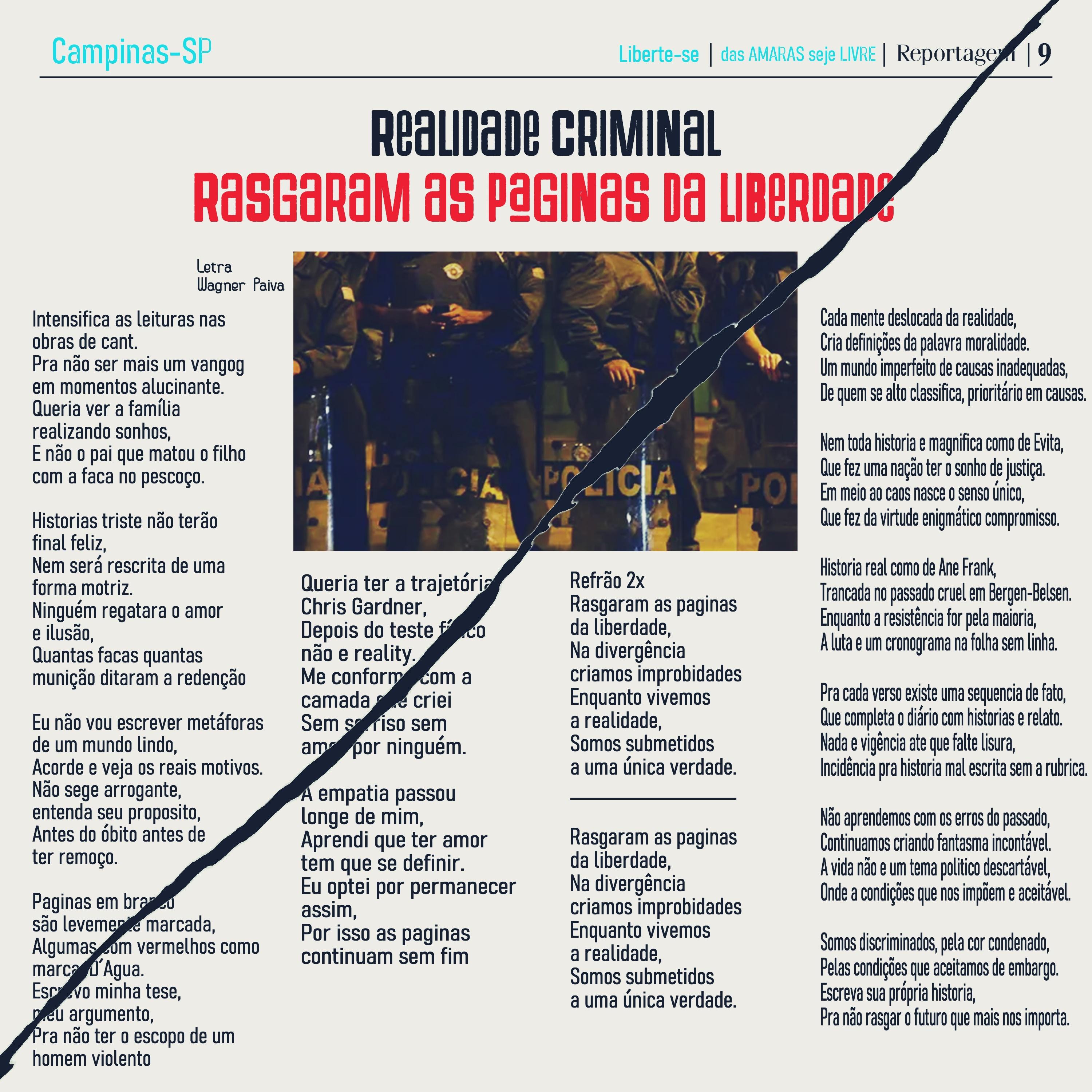 Постер альбома Rasgaram as Paginas da Liberdade