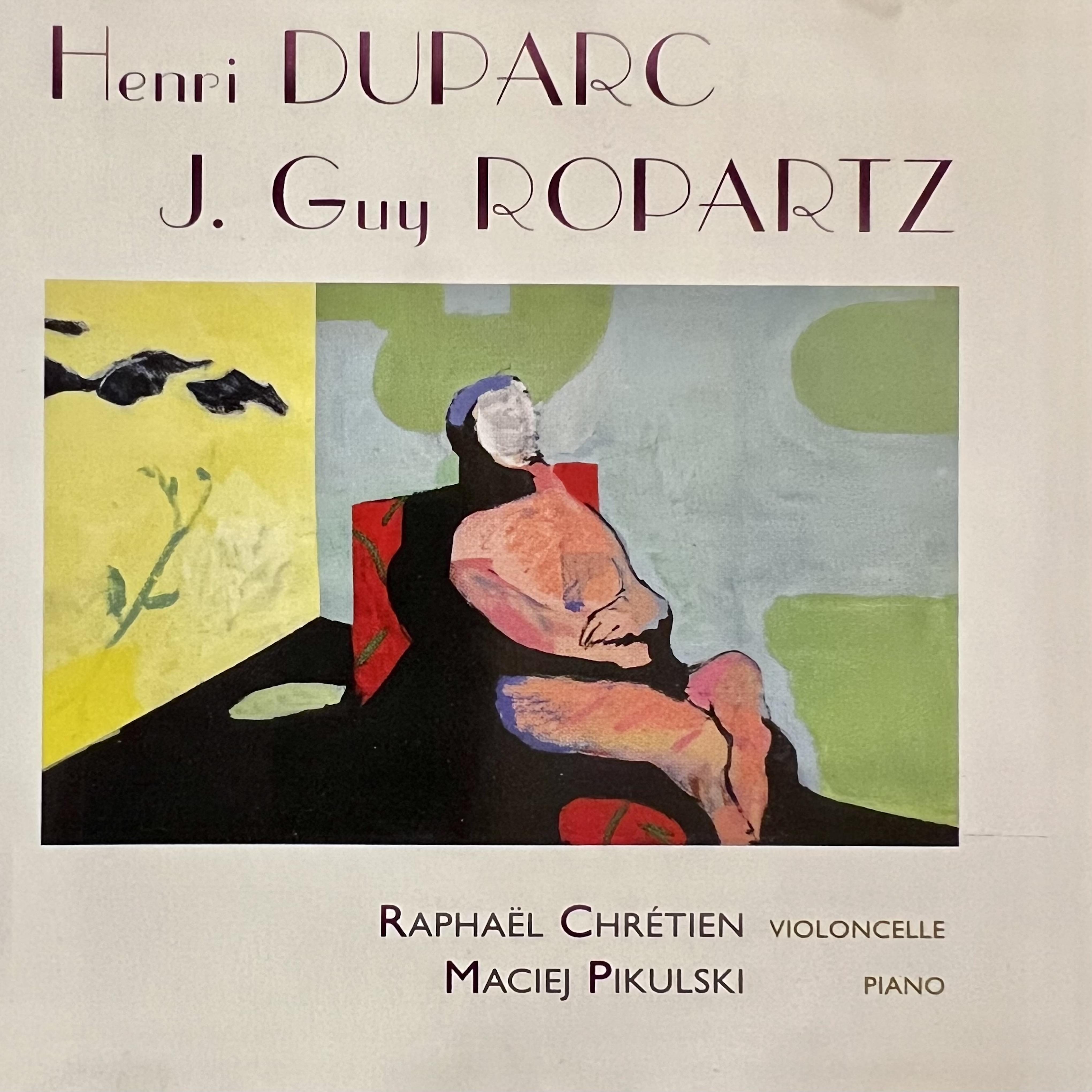 Постер альбома Henri Duparc - J.Guy Ropartz