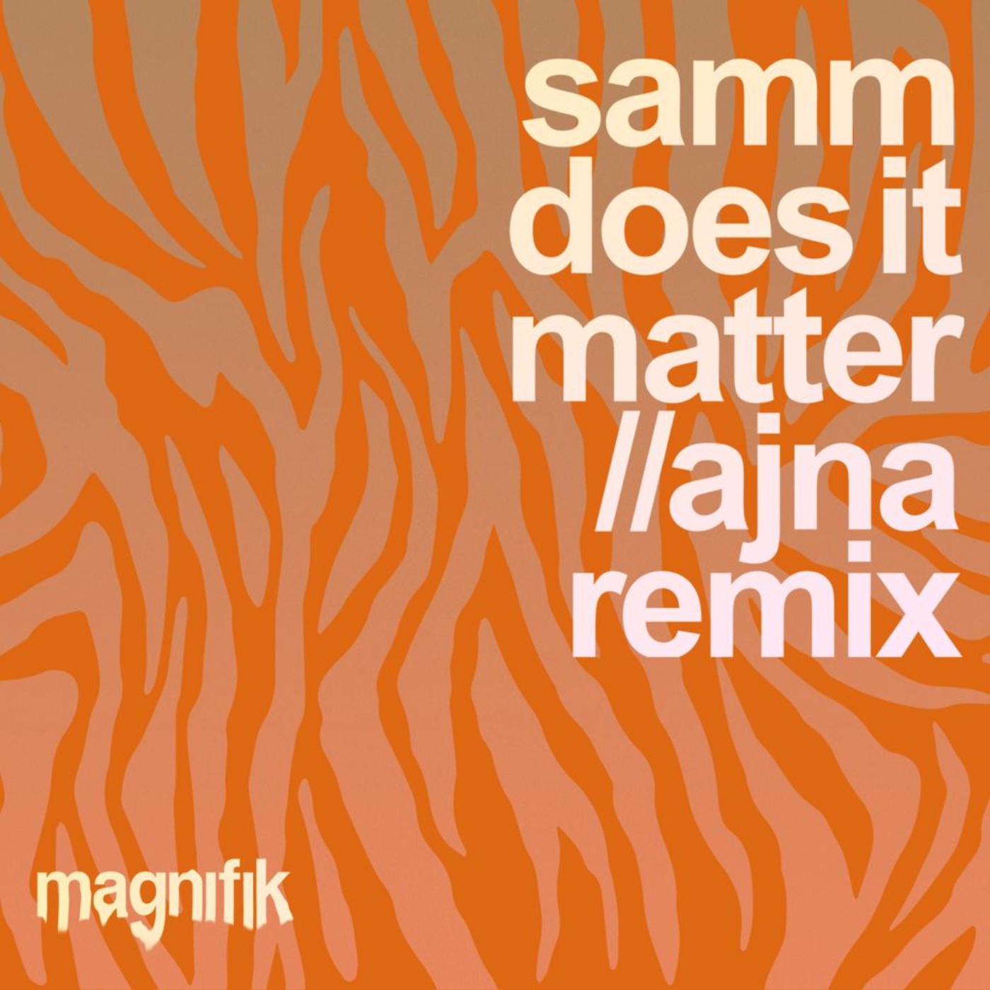 Постер альбома Does It Matter (Ajna Remix)