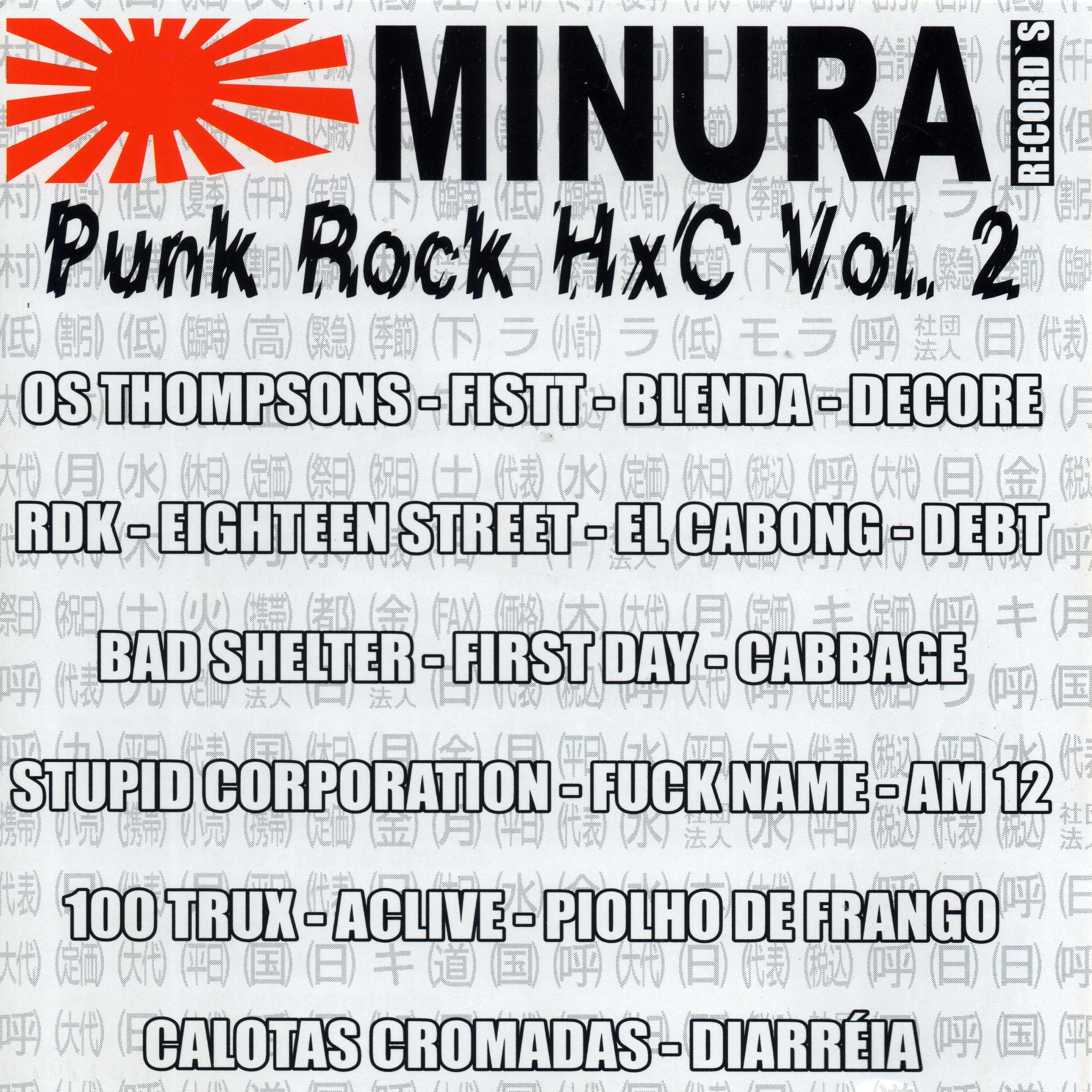 Постер альбома Minura Punk Rock HxC Vol. 2