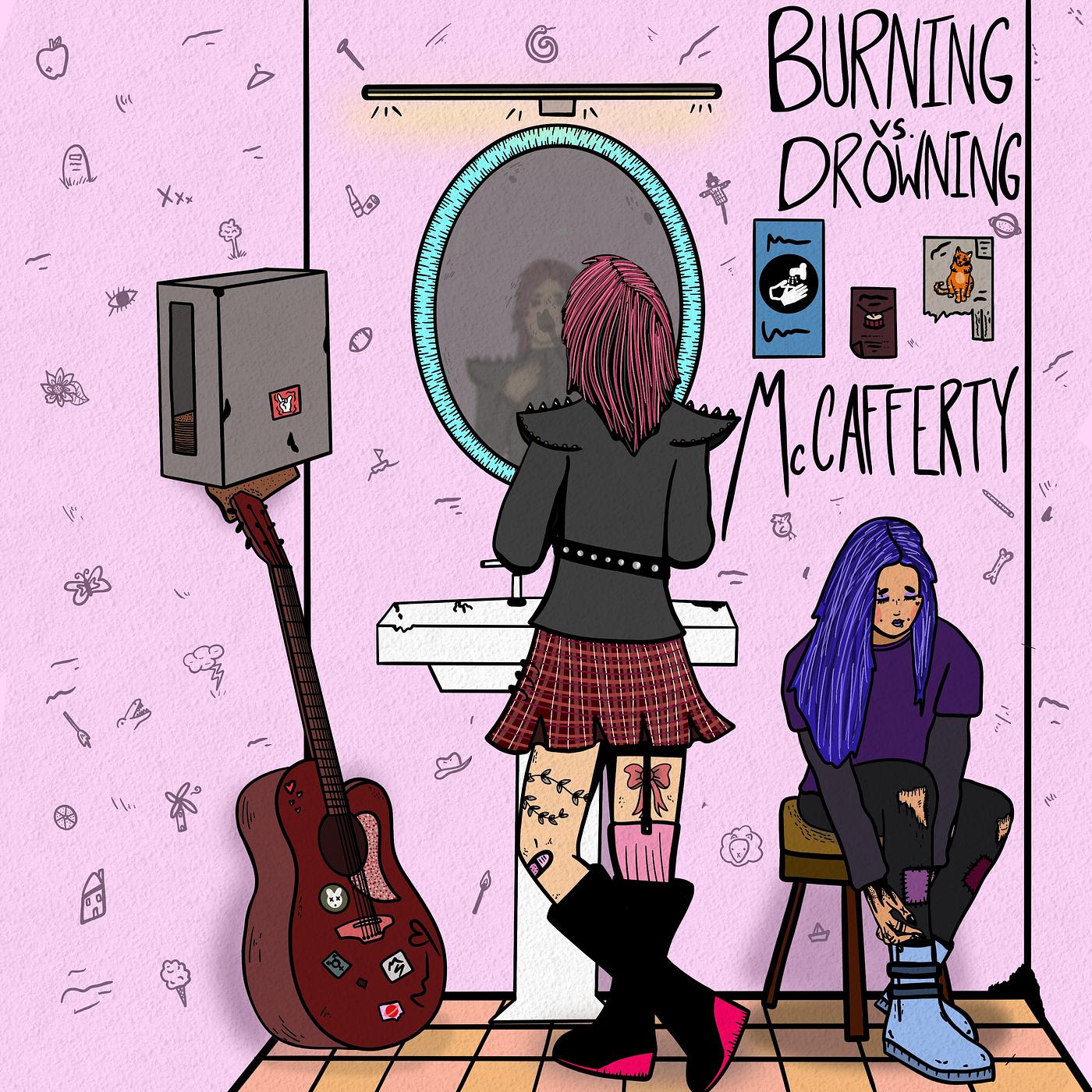 Постер альбома Burning vs Drowning
